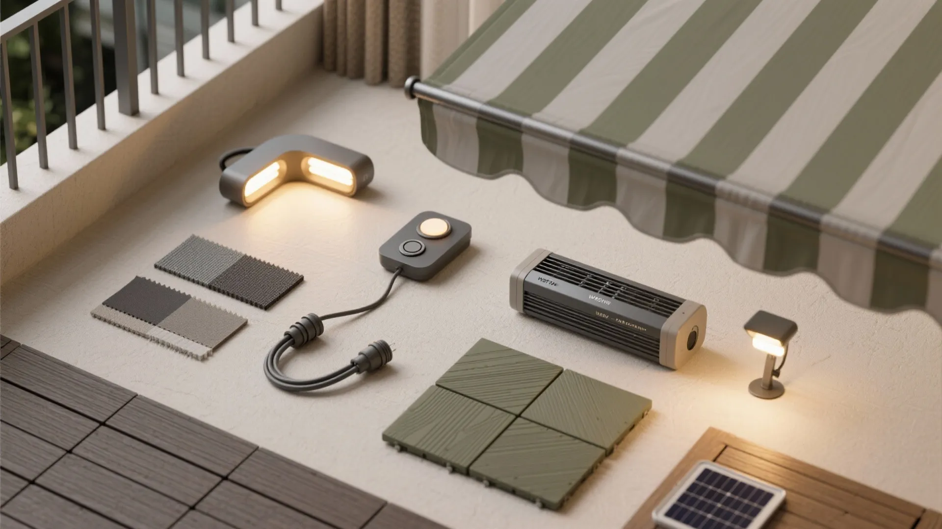 All‑Weather Comfort: Shade, Surfaces, and Gentle Lighting