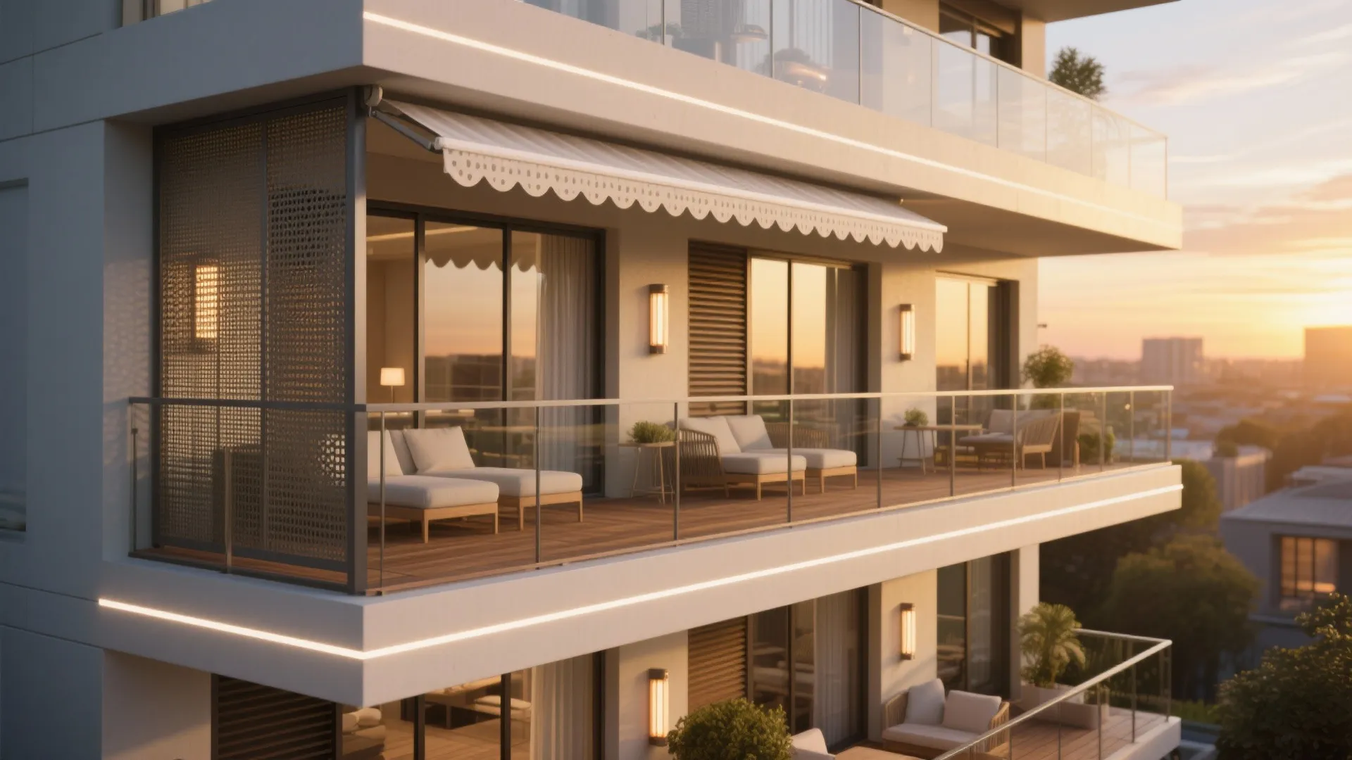 All‑weather comfort: operable screens, shade, and heat