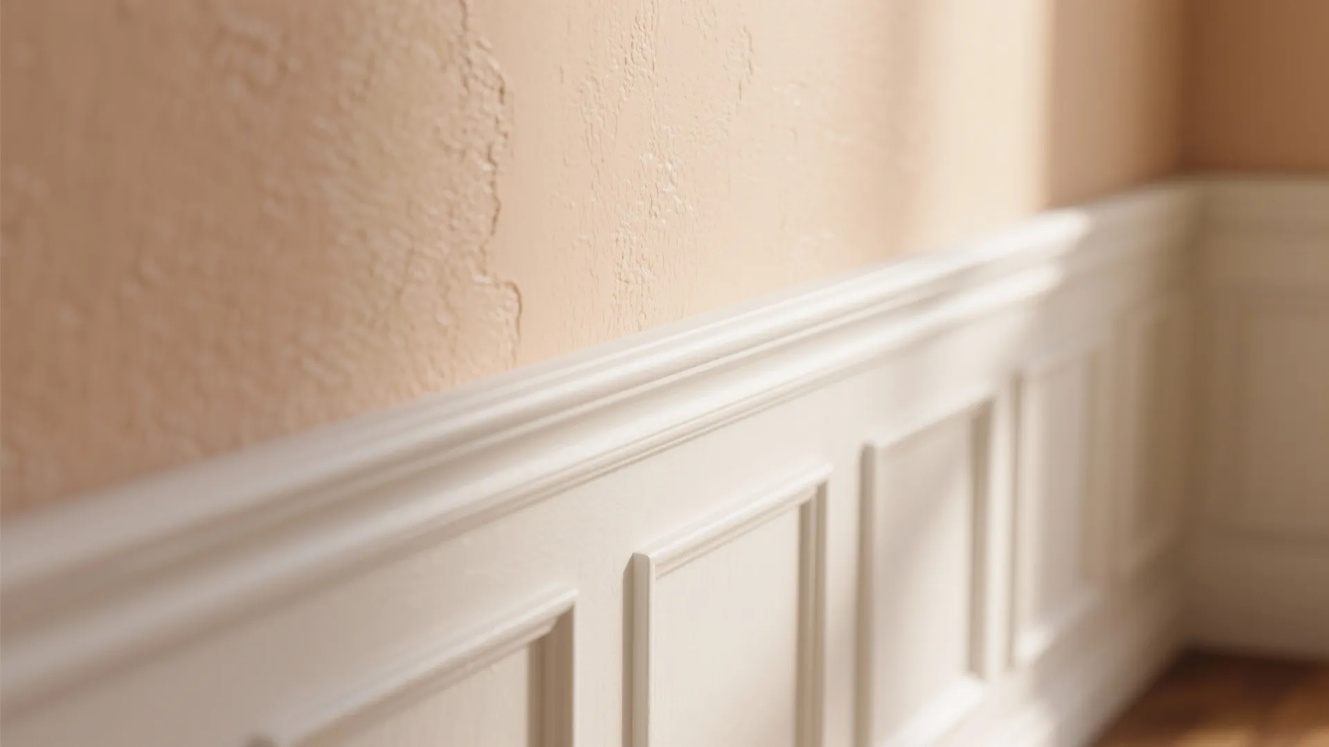 1. Warm Almond with Soft White Trim