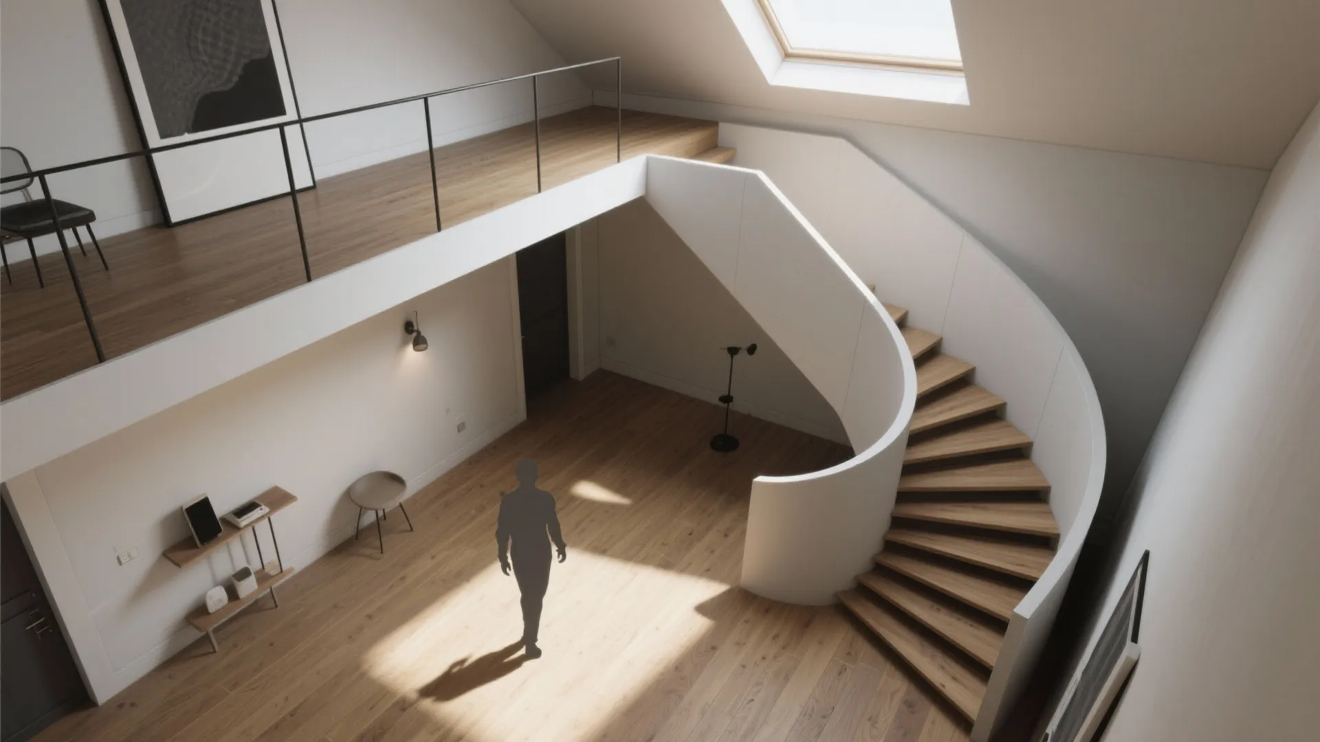 3. Alternating-tread or compact spiral hybrids