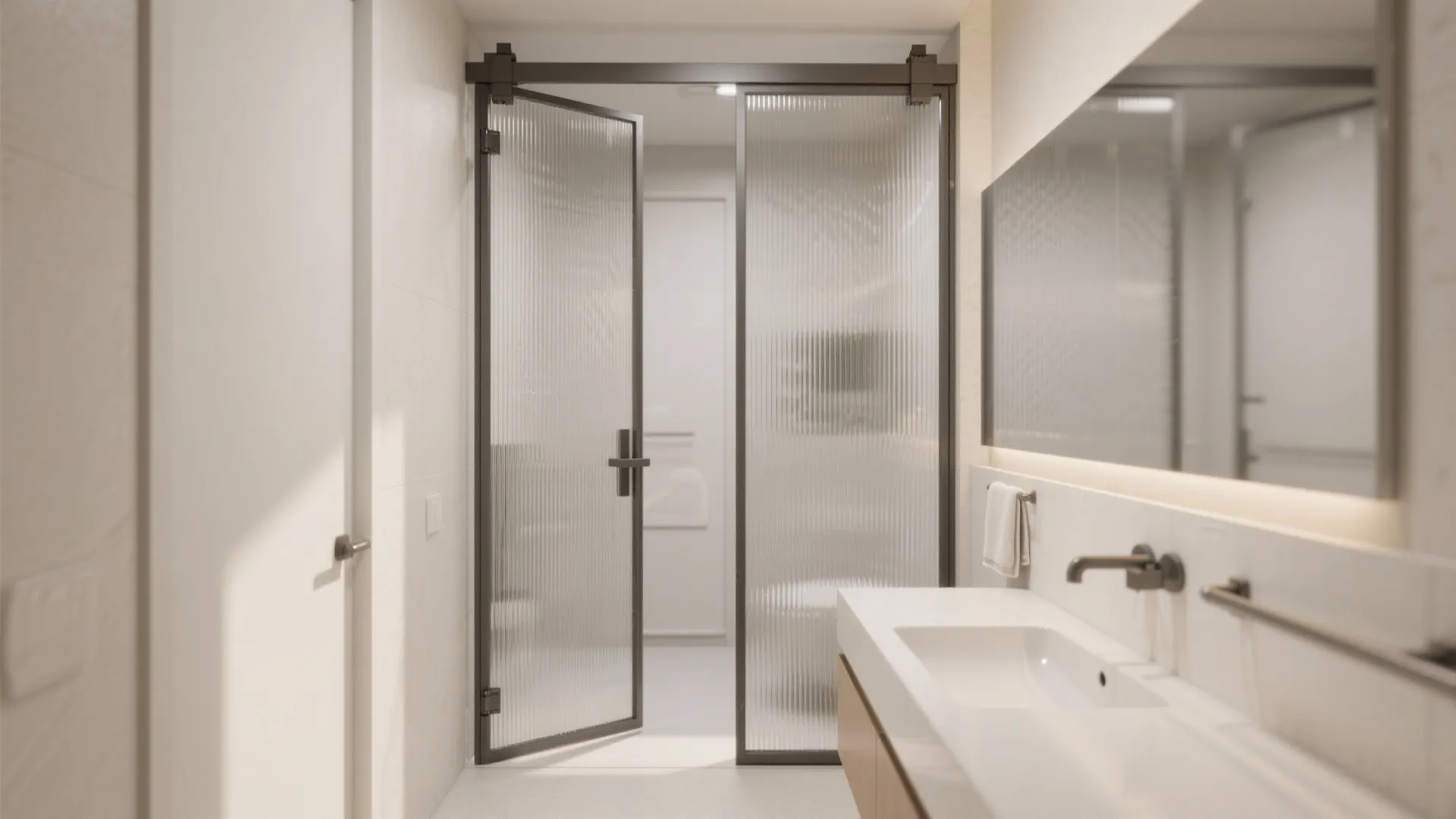 Aluminium Bi-Fold Door for Tight Clearances