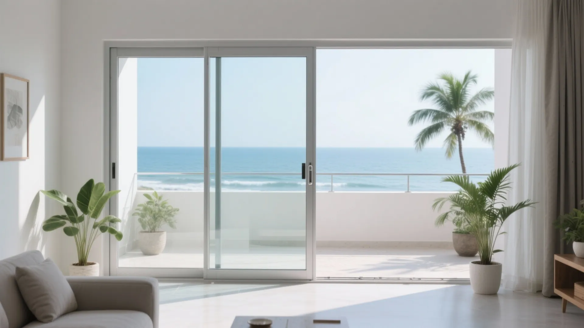 Slim-Frame Aluminum Sliding Doors for Coastal Humidity