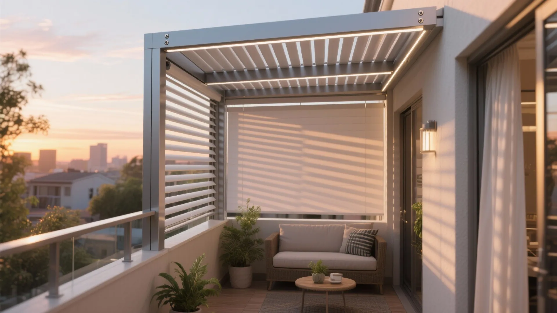 Aluminium Pergola or Canopy for Shade and Privacy