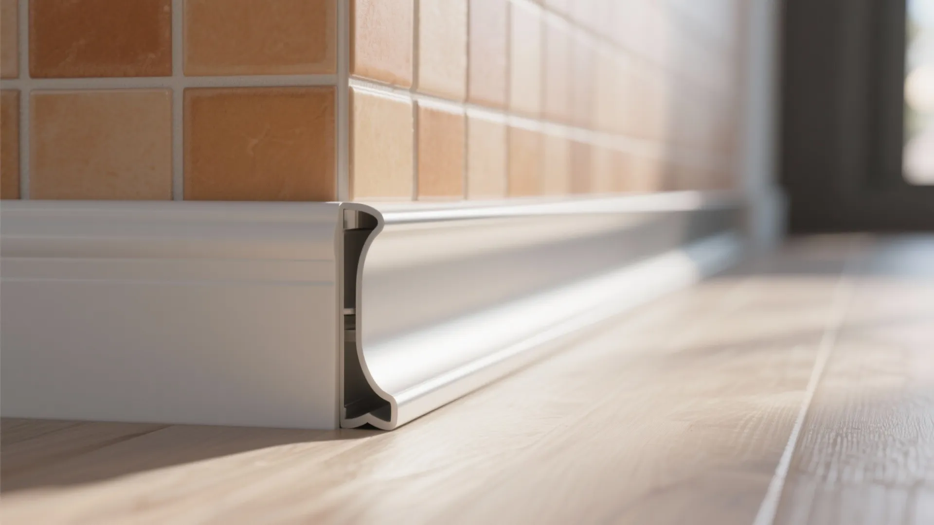 Aluminium skirting boards