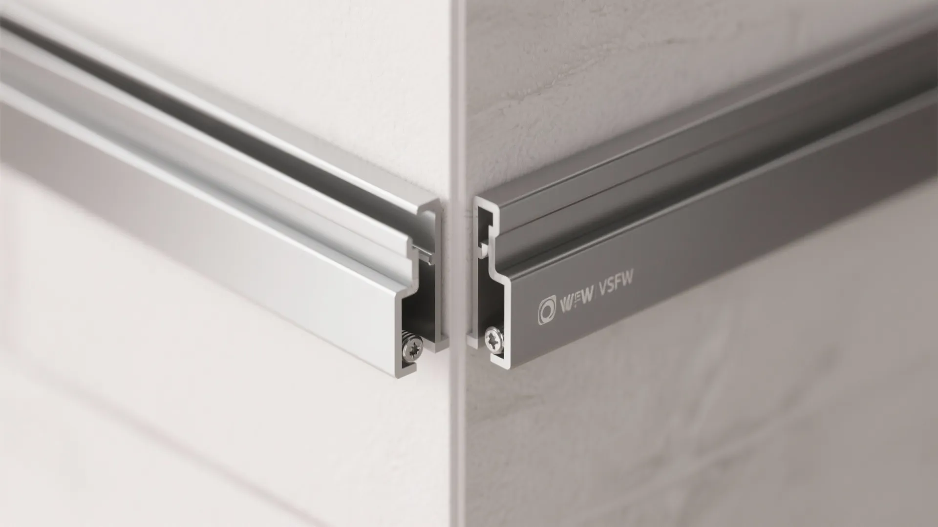 1. Use slim aluminium two-piece trims for sleek waterproof joints