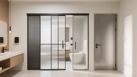 5 aluminium bathroom gate design ideas