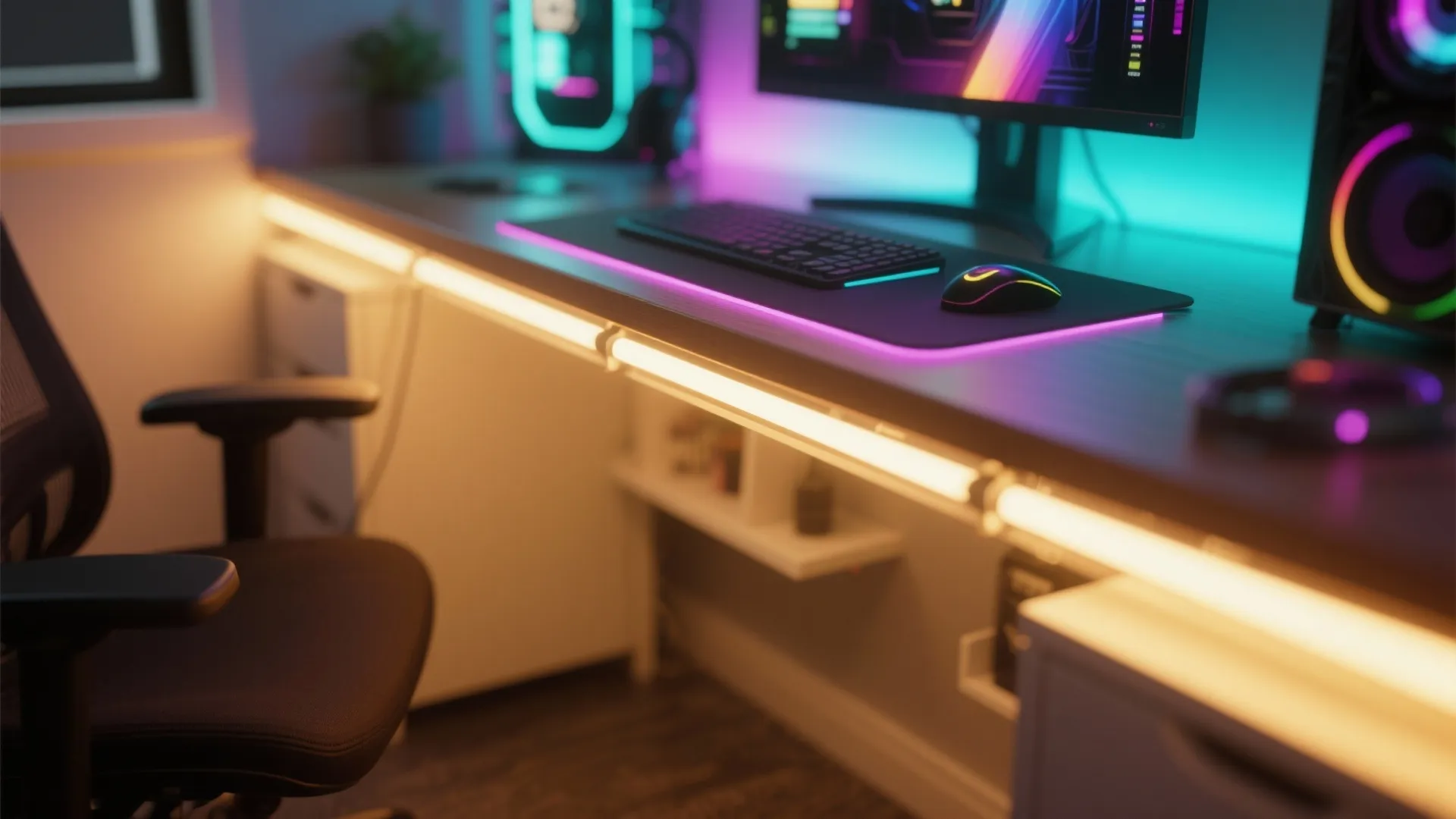 2. Adjustable Ambient Lighting