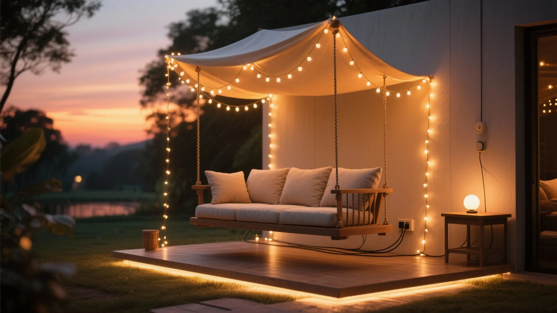 Ambient lighting with safe seating styling