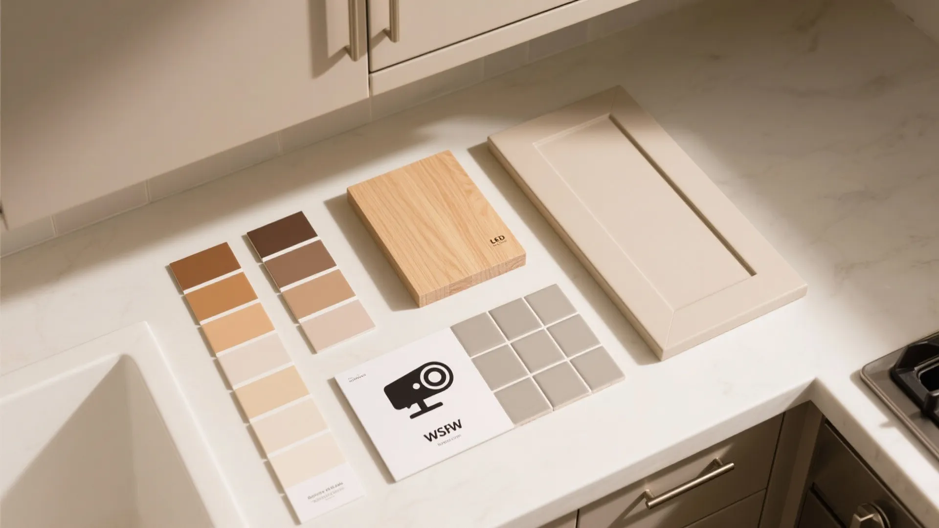 Ambient wash with wall light projector