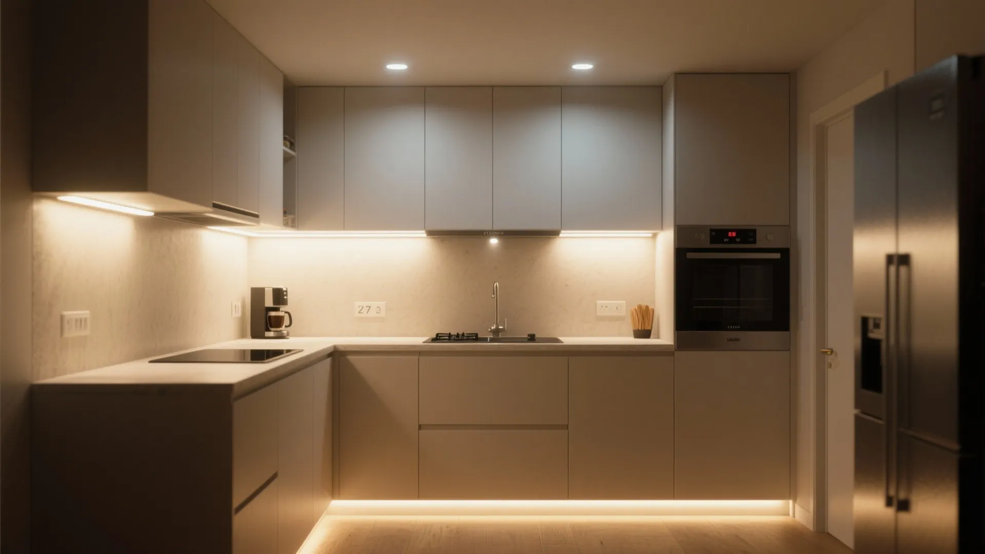 Layered Ambient + Task + Accent