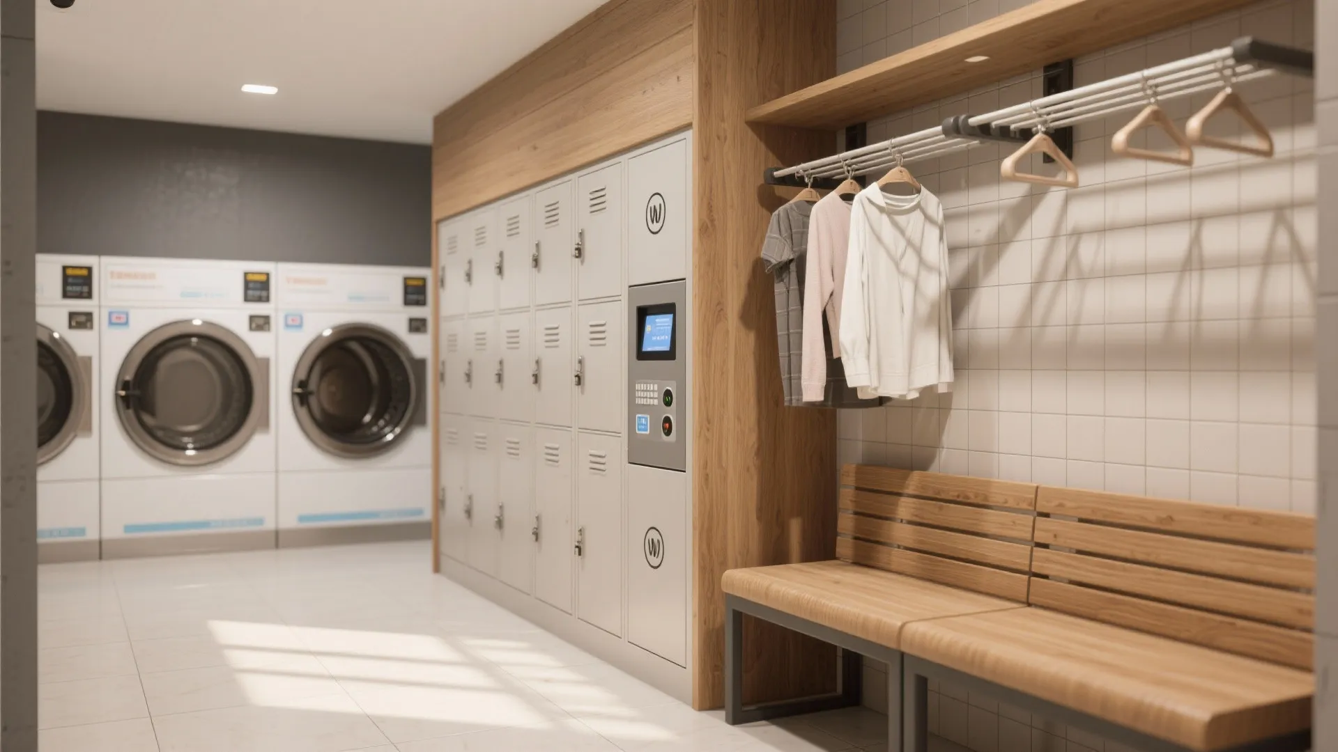 4. Tenant-friendly amenities: lockers and drying racks