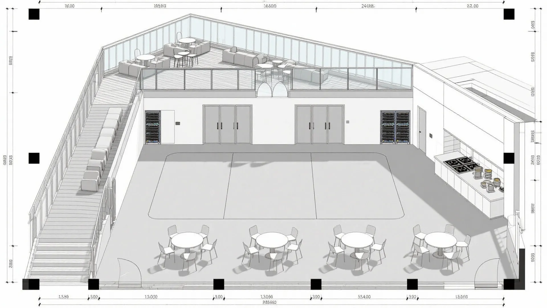 Top Storey: Amenity Deck + Event Lab
