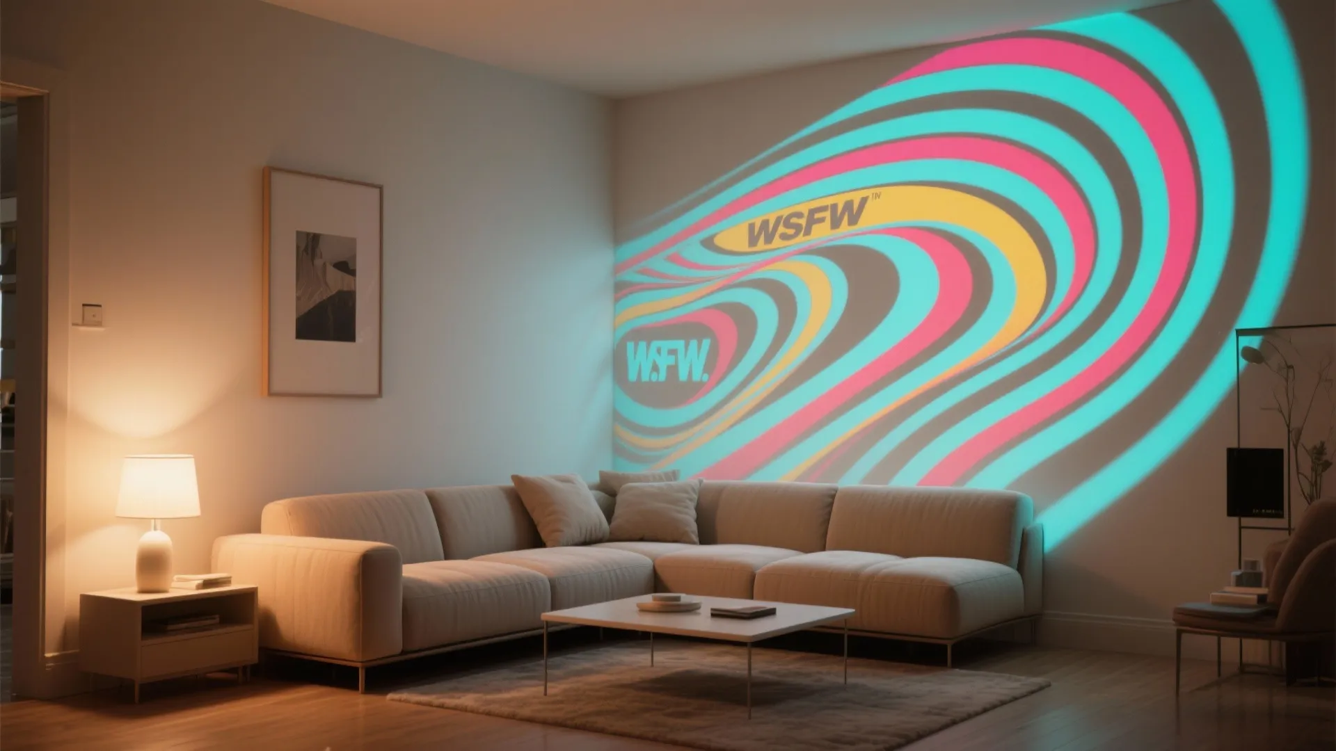 Anamorphic Stripes and 3D Typography