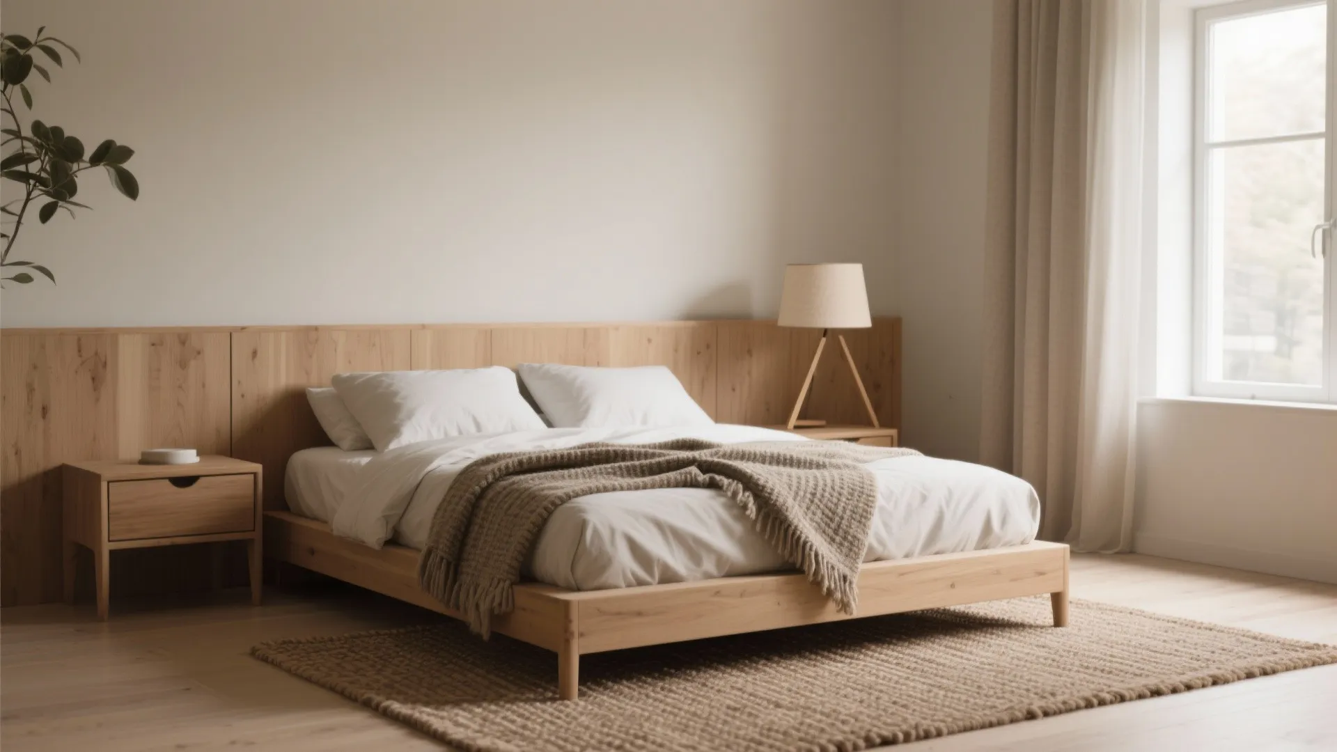 1. Anchor the bed — then build around it