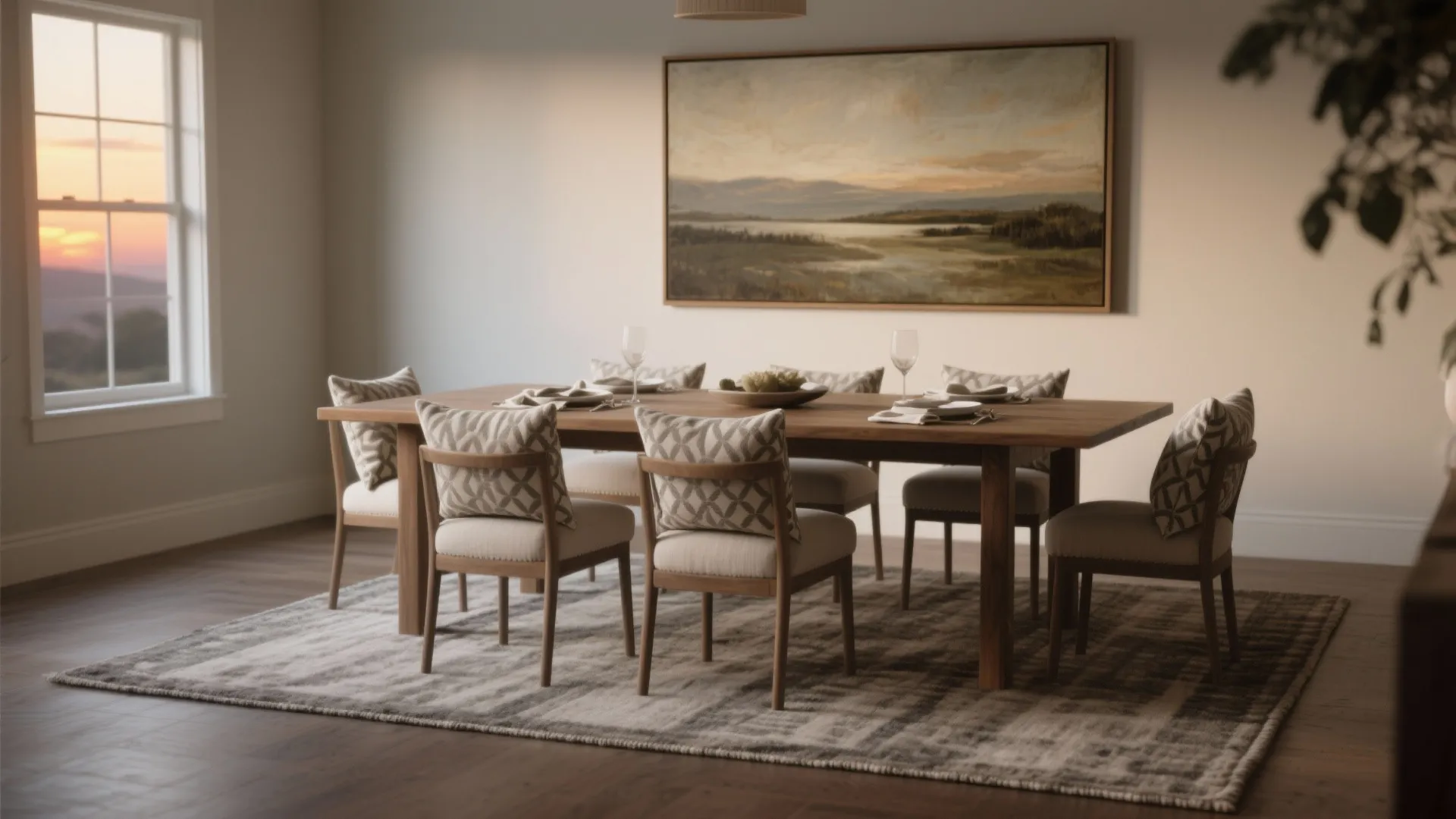 5. Anchor the floor and fabrics