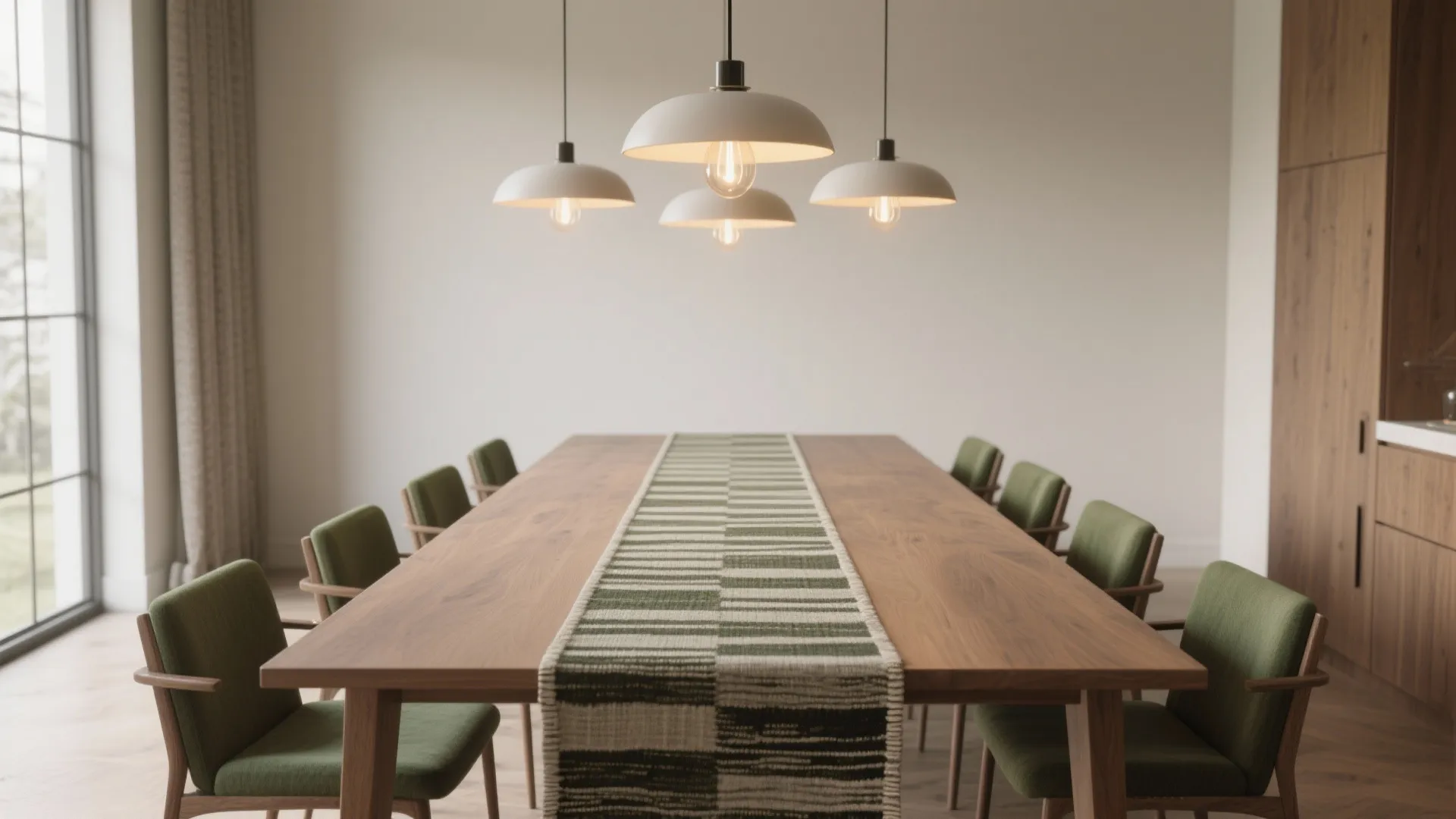 5. Anchor with lighting and rugs, and plan the flow