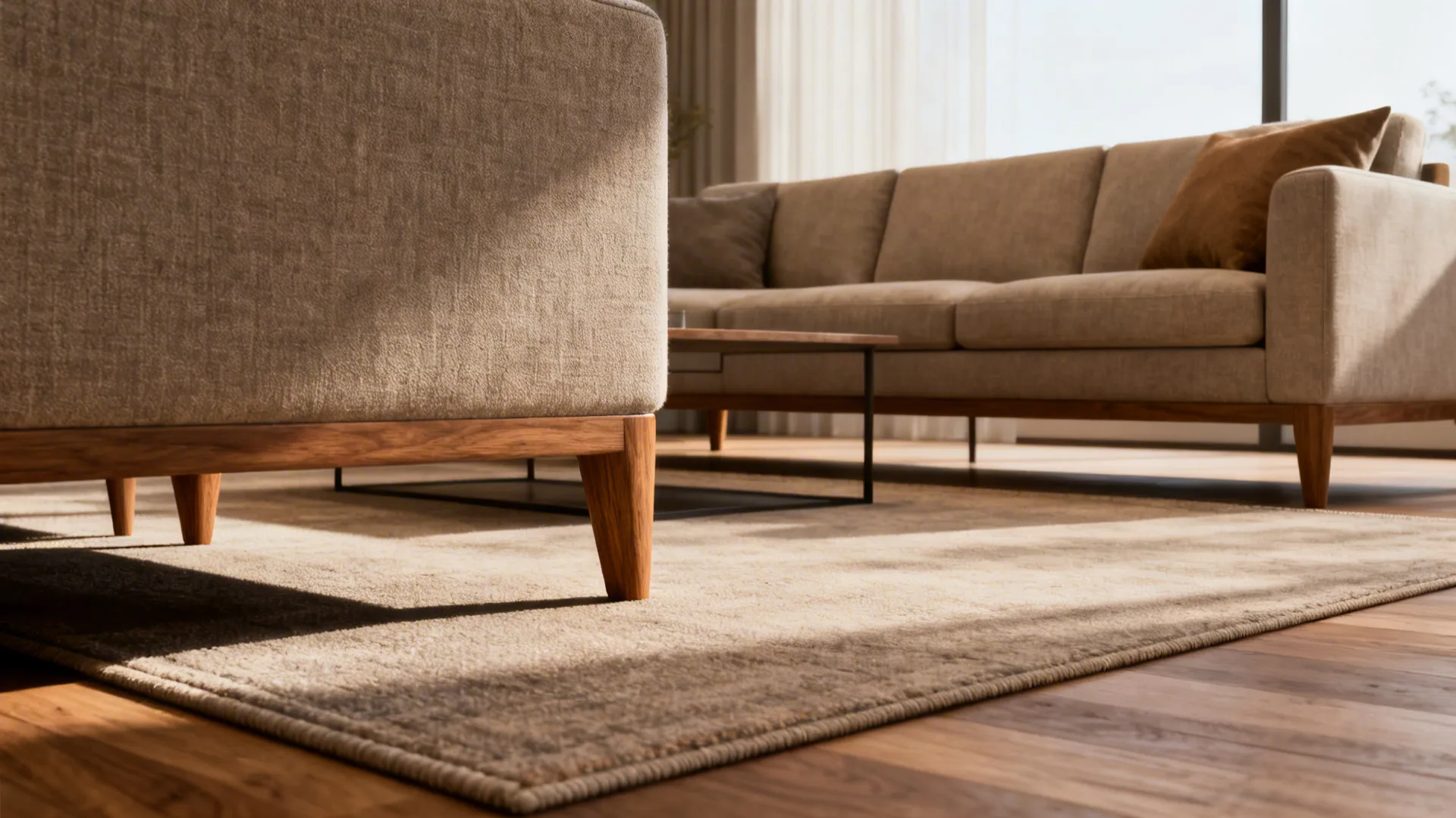 1. Anchor the Conversation with a Proper-Sized Rug