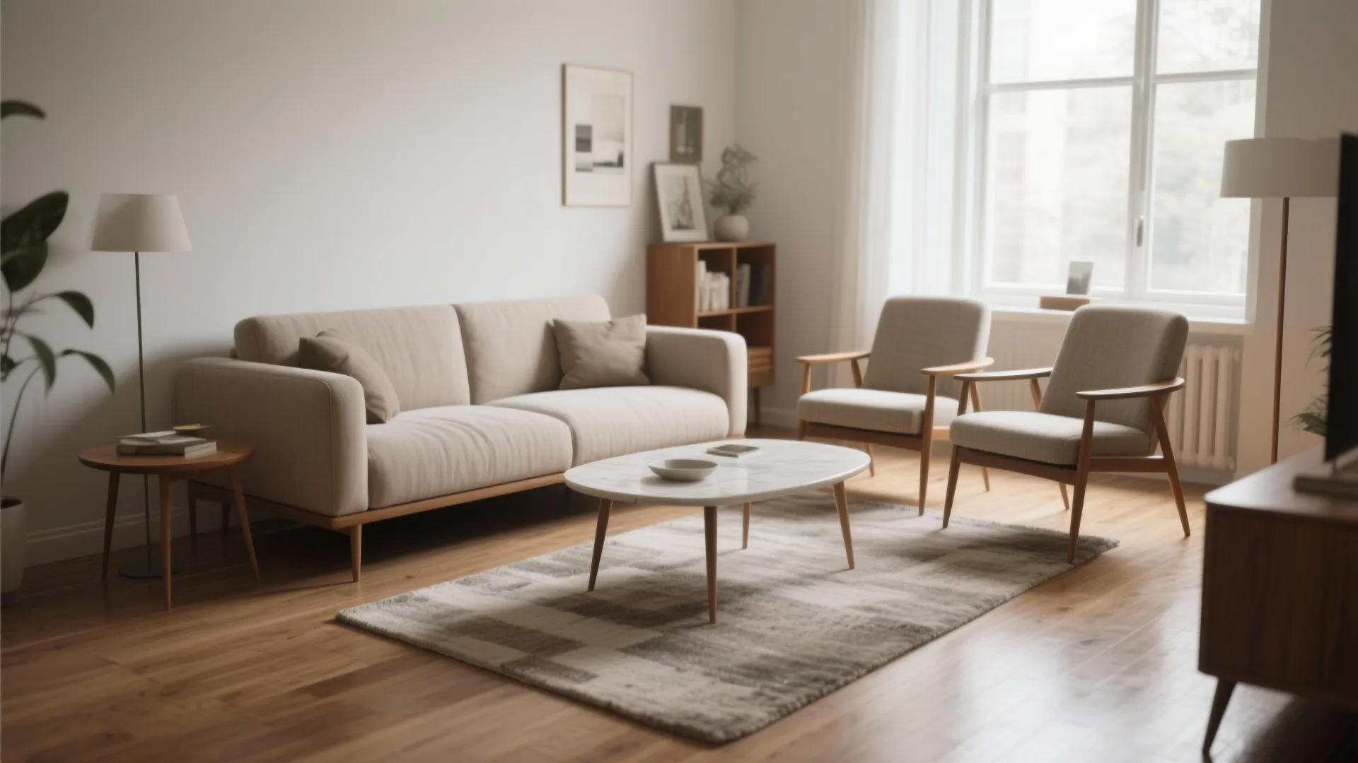 1. Anchor with a focal seating group