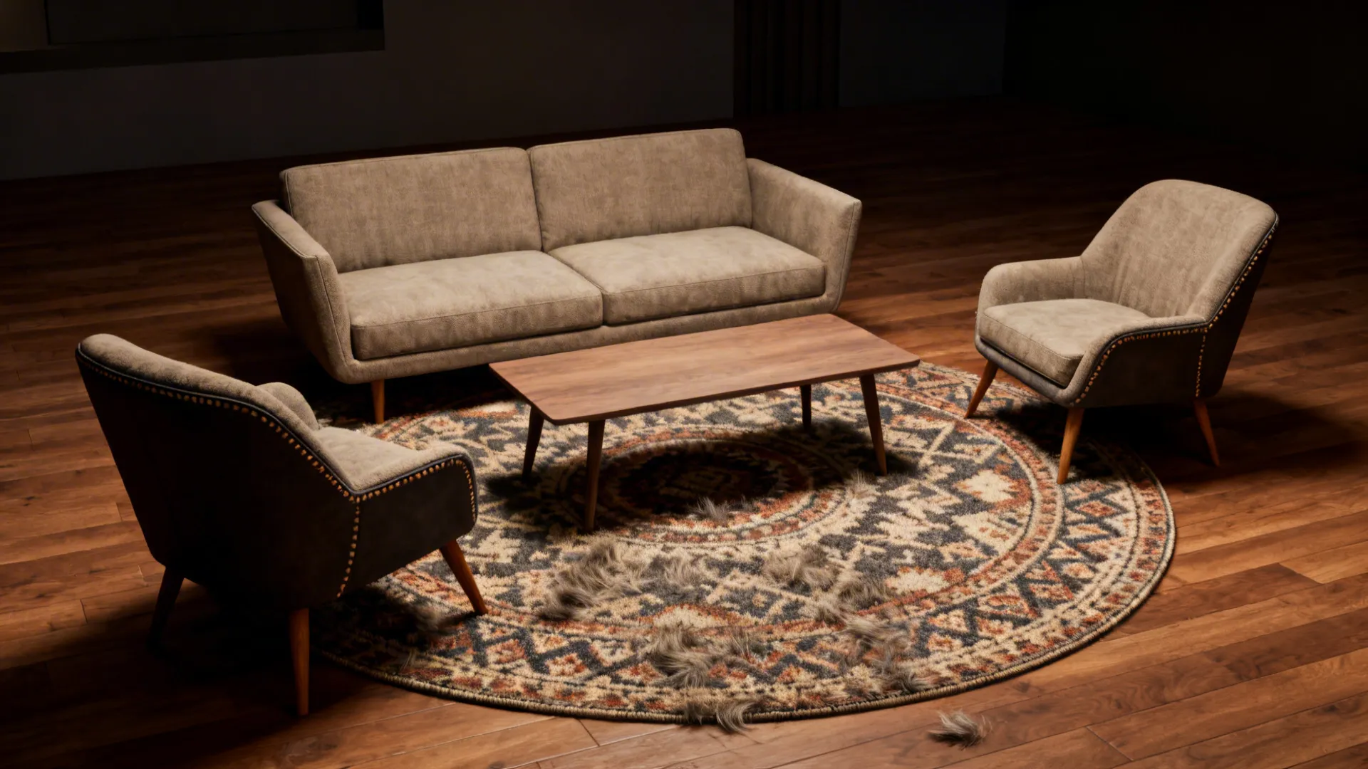 1. Anchor the seating cluster