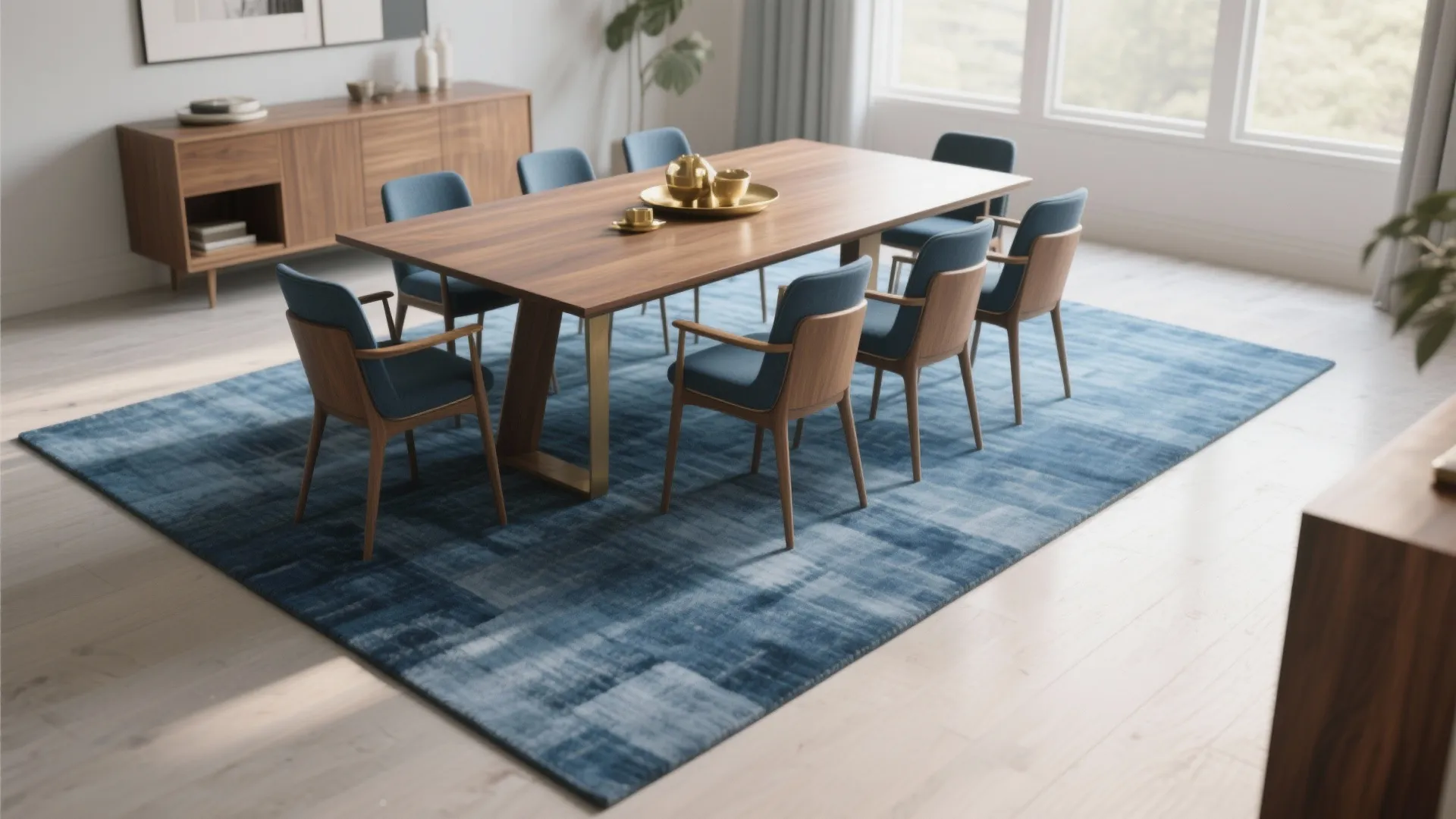 Inspiration 1: Anchor the table with balanced proportions