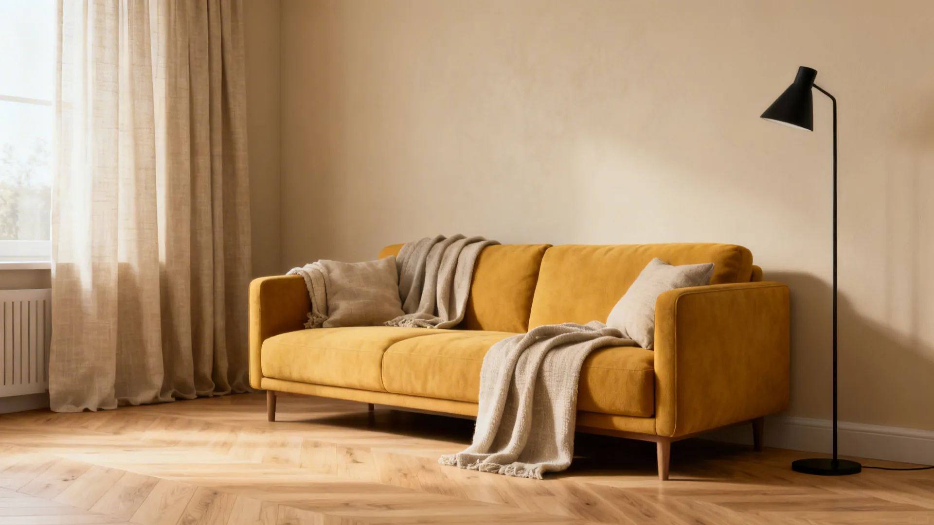 1. Anchor with warm neutrals