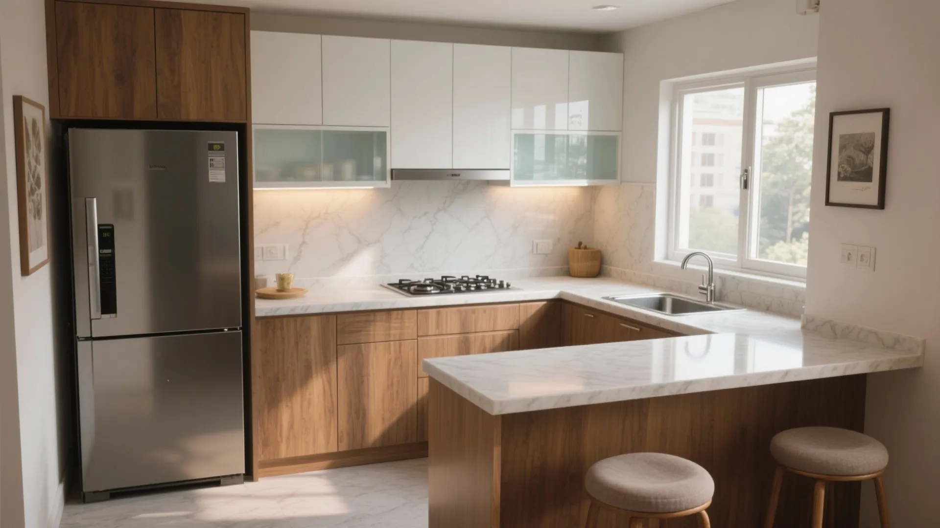 2 BHK Flat in Andheri East: 5 Smart Kitchen Design Ideas: Small space, big impact—my 5 data-backed kitchen inspirations for your 2 BHK in Andheri East
