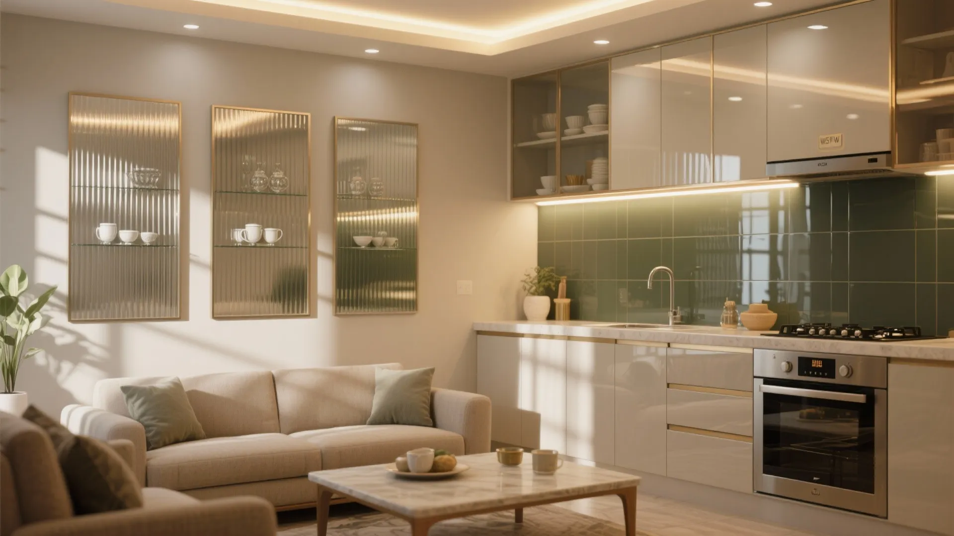 Light amplifiers: glass, mirrors, and a brighter backsplash