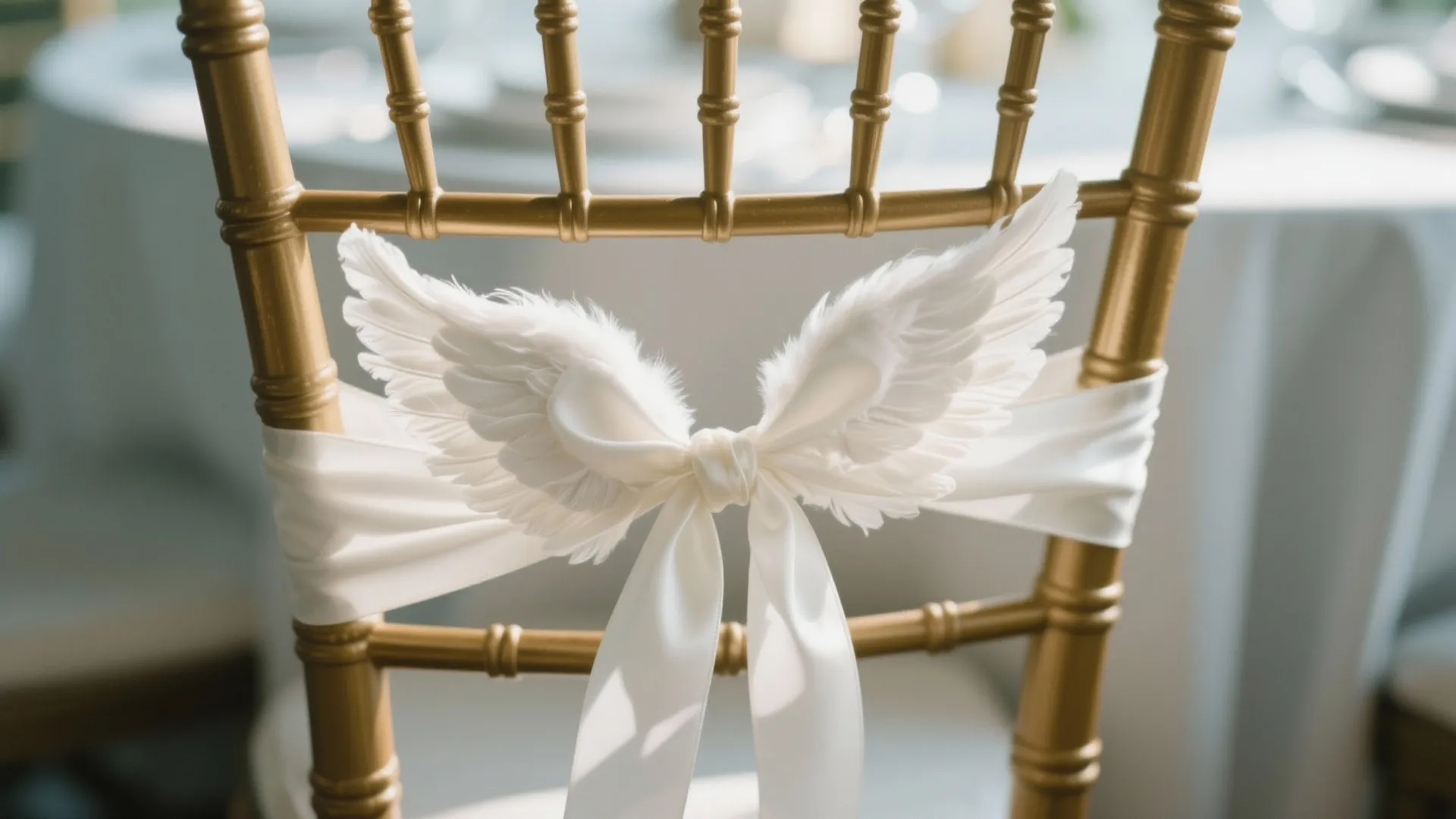 7. Angel Wings Chair Decor