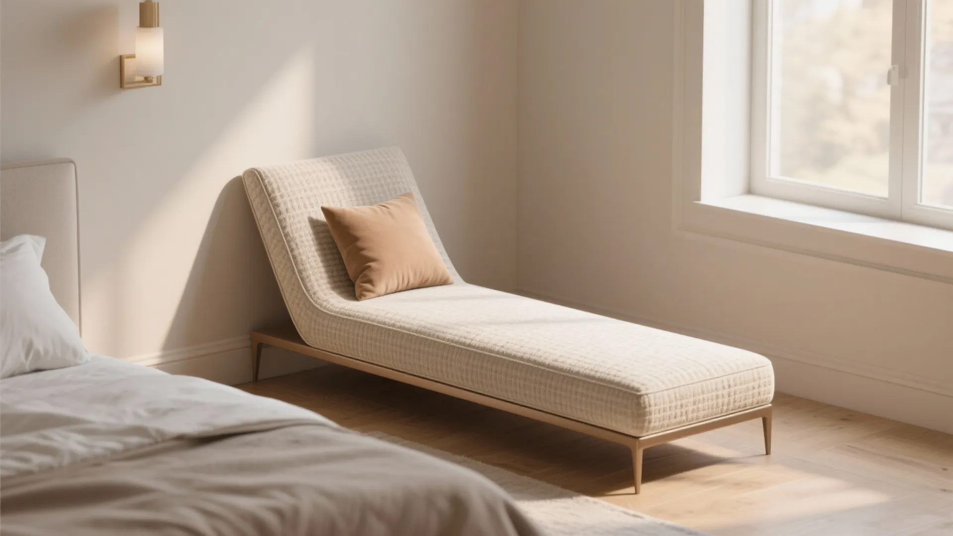 5. Slim Chaise or Recliner with Angled Placement