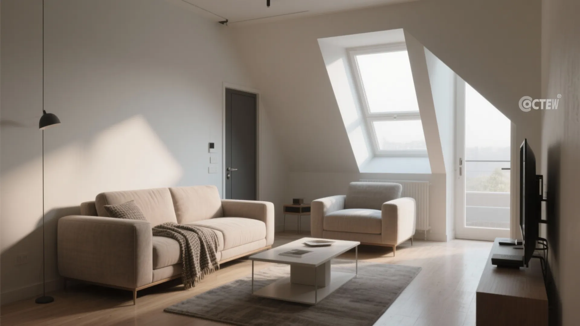 3. Angled Couch Placement to Improve Flow