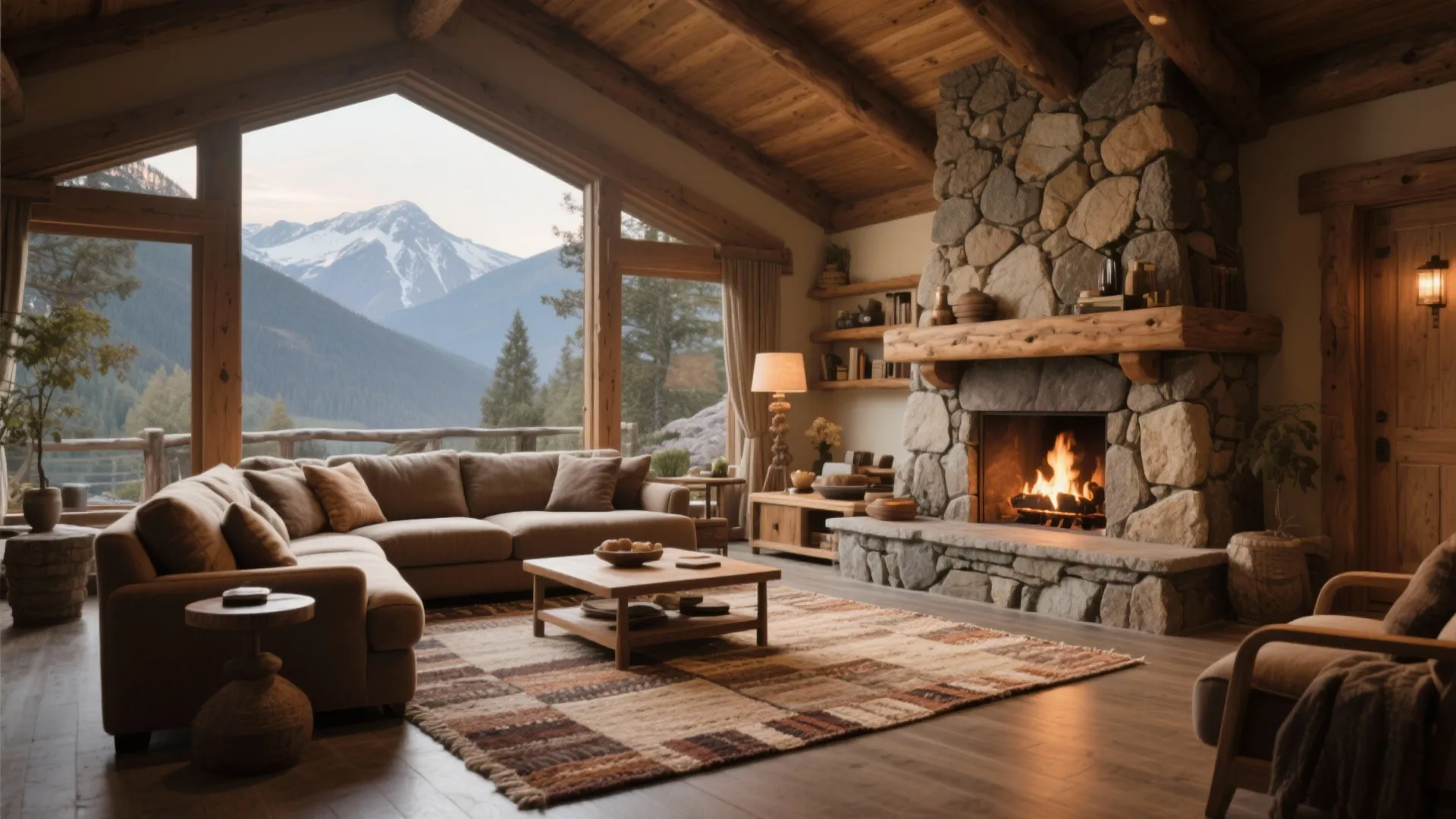 7. Angled Furniture for Visual Interest