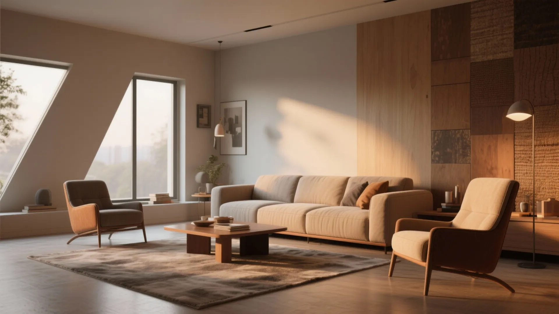 9. Angled Furniture Placement