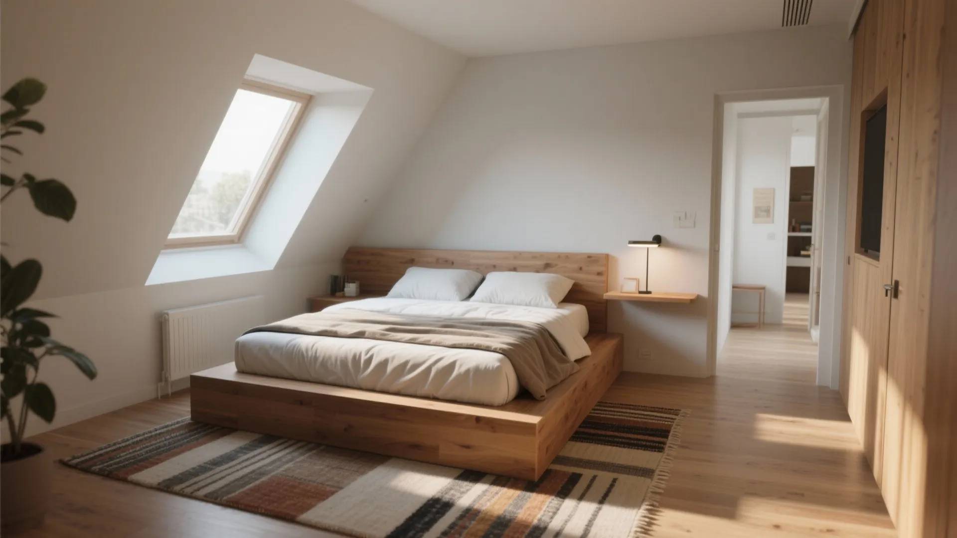 4. Angle the bed or embrace asymmetry