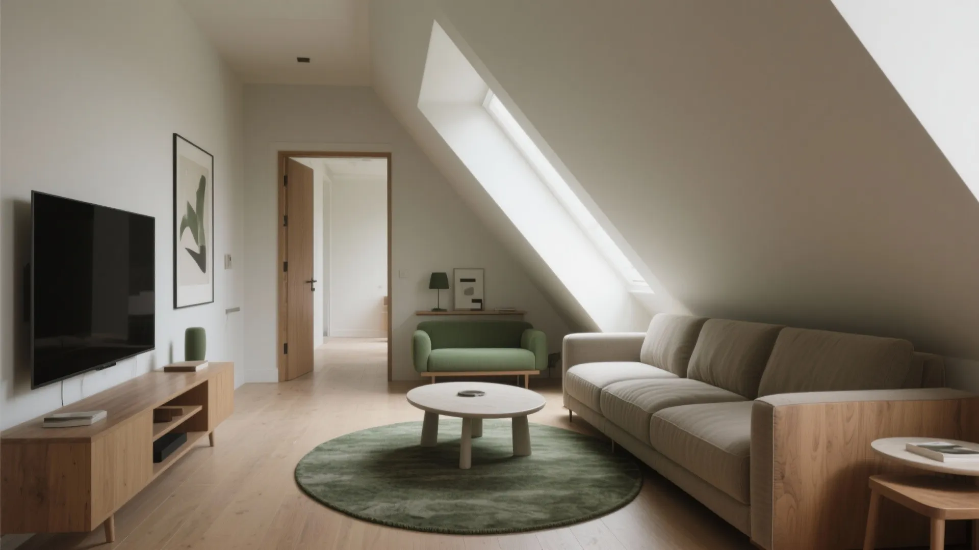 Angle the couch to unlock awkward rooms