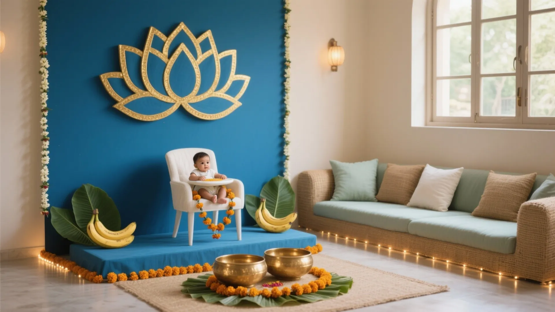 5 Annaprasana for Baby Boy Decorations: Designer Tips: Small spaces, big heart: my designer playbook for a meaningful, photo-ready annaprasana at home
