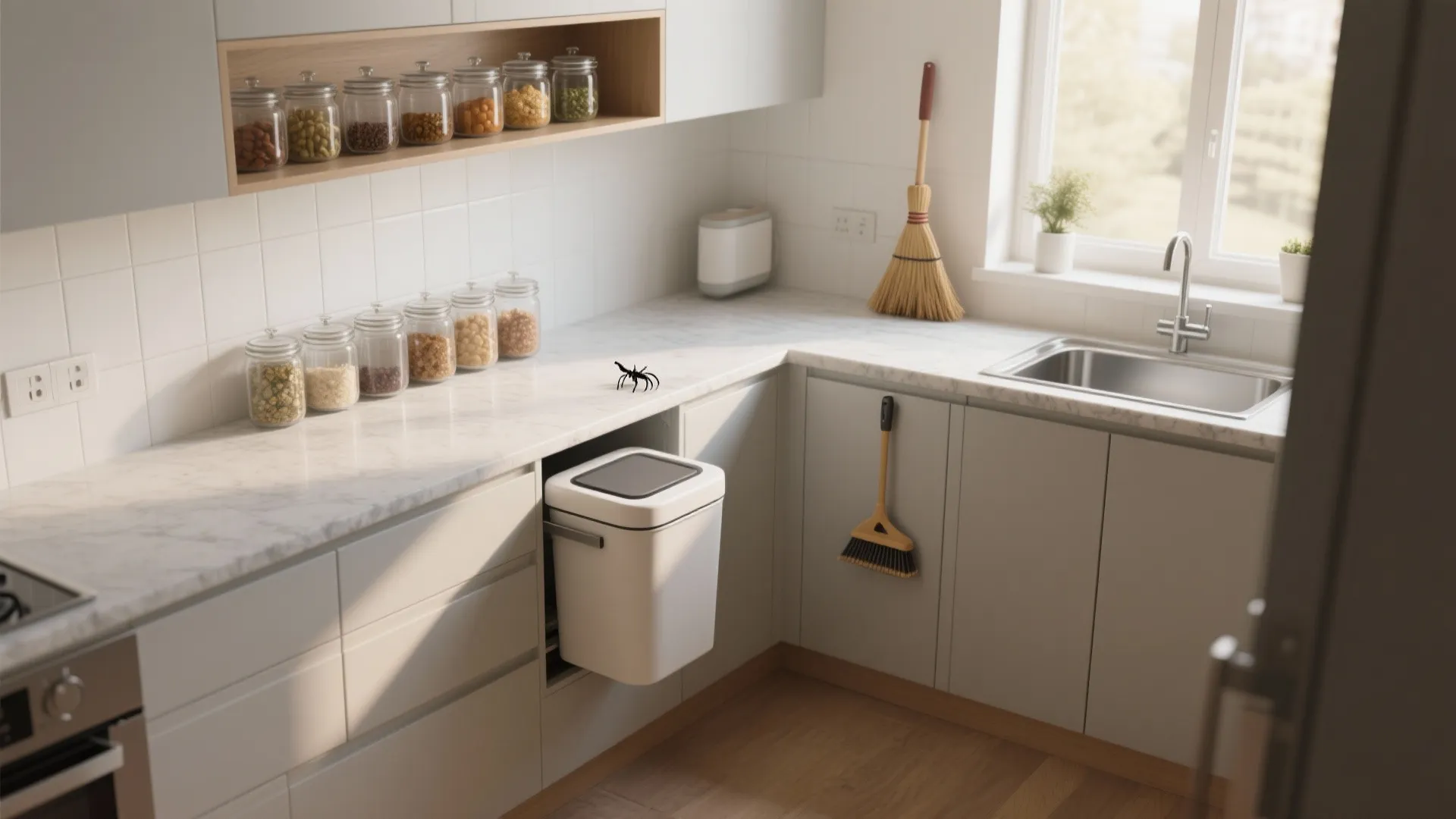 5 Small-Space Kitchen Fixes for Small Black Ants: How I turned a tiny kitchen invasion into smart design moves — 5 practical inspirations to keep ants out and style in