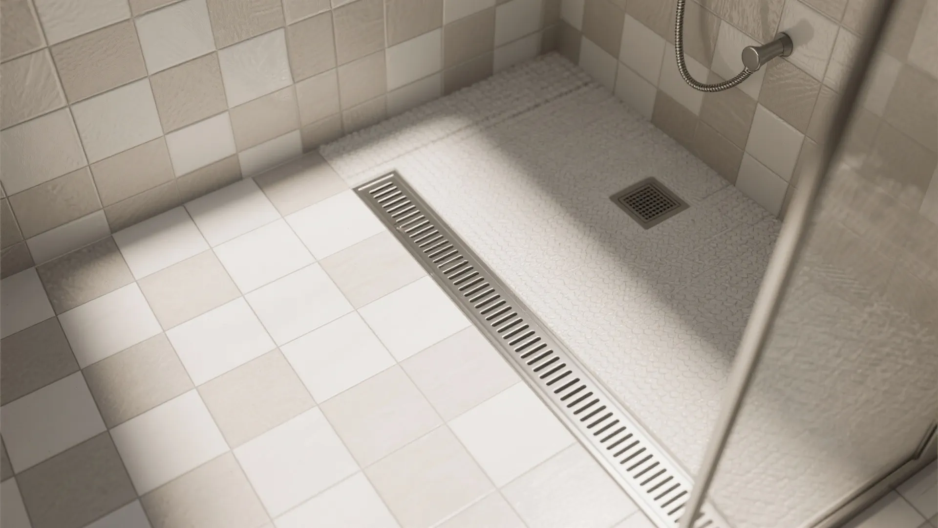 Anti-Skid Textured Ceramics in the Shower Zone