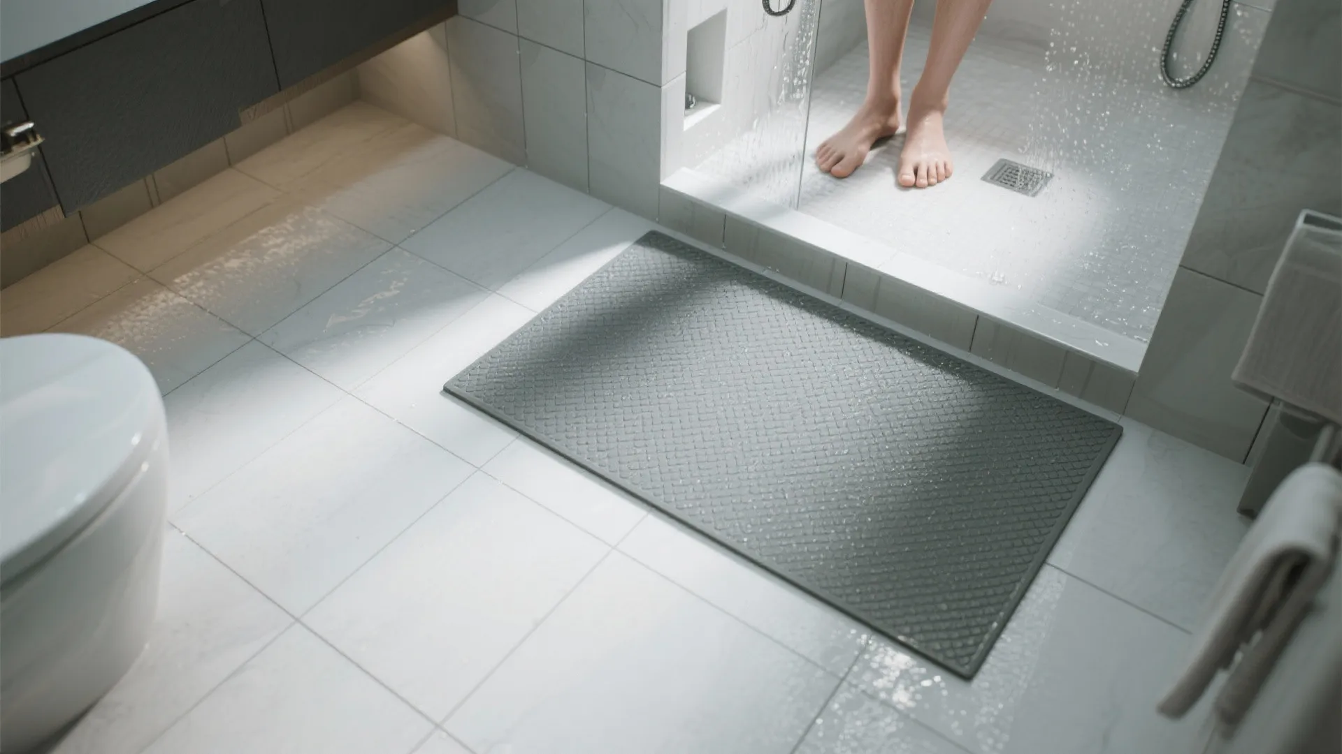 Anti-skid finishes and smart grout choices