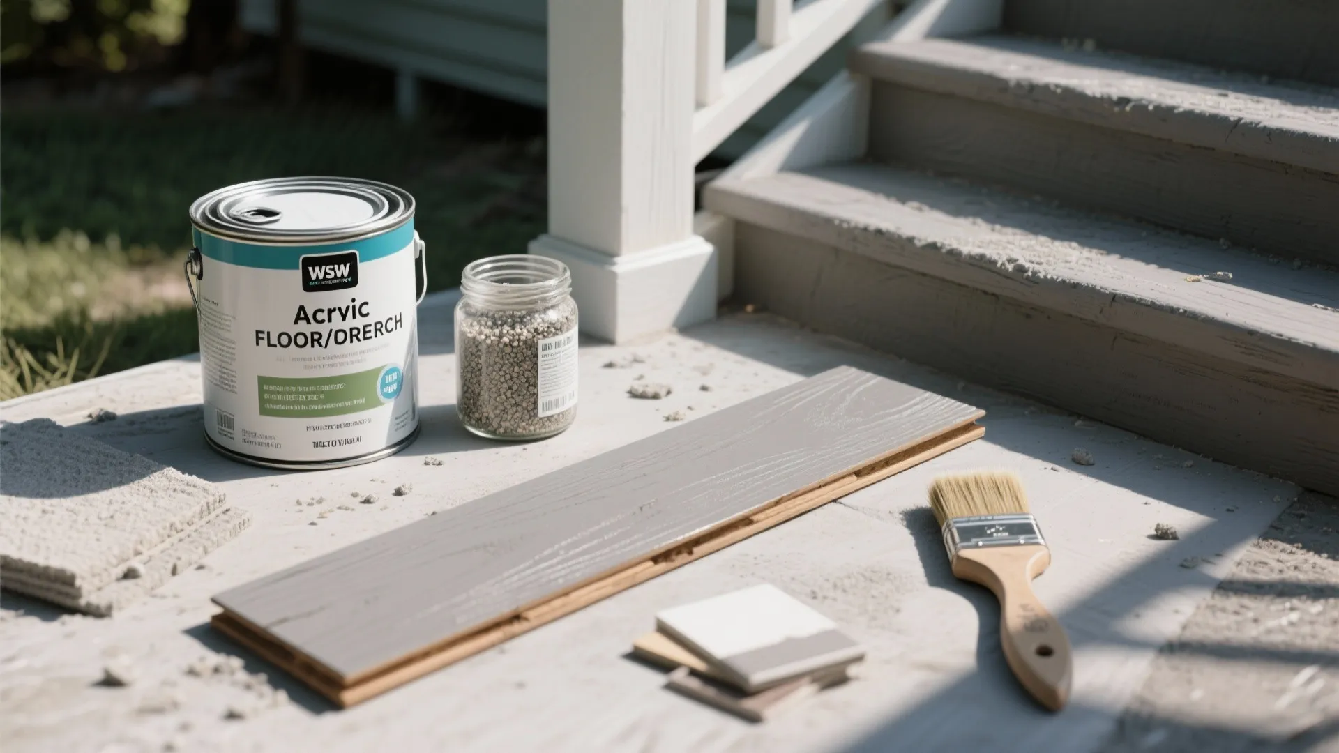 3. Floor/porch paint with anti-slip additive