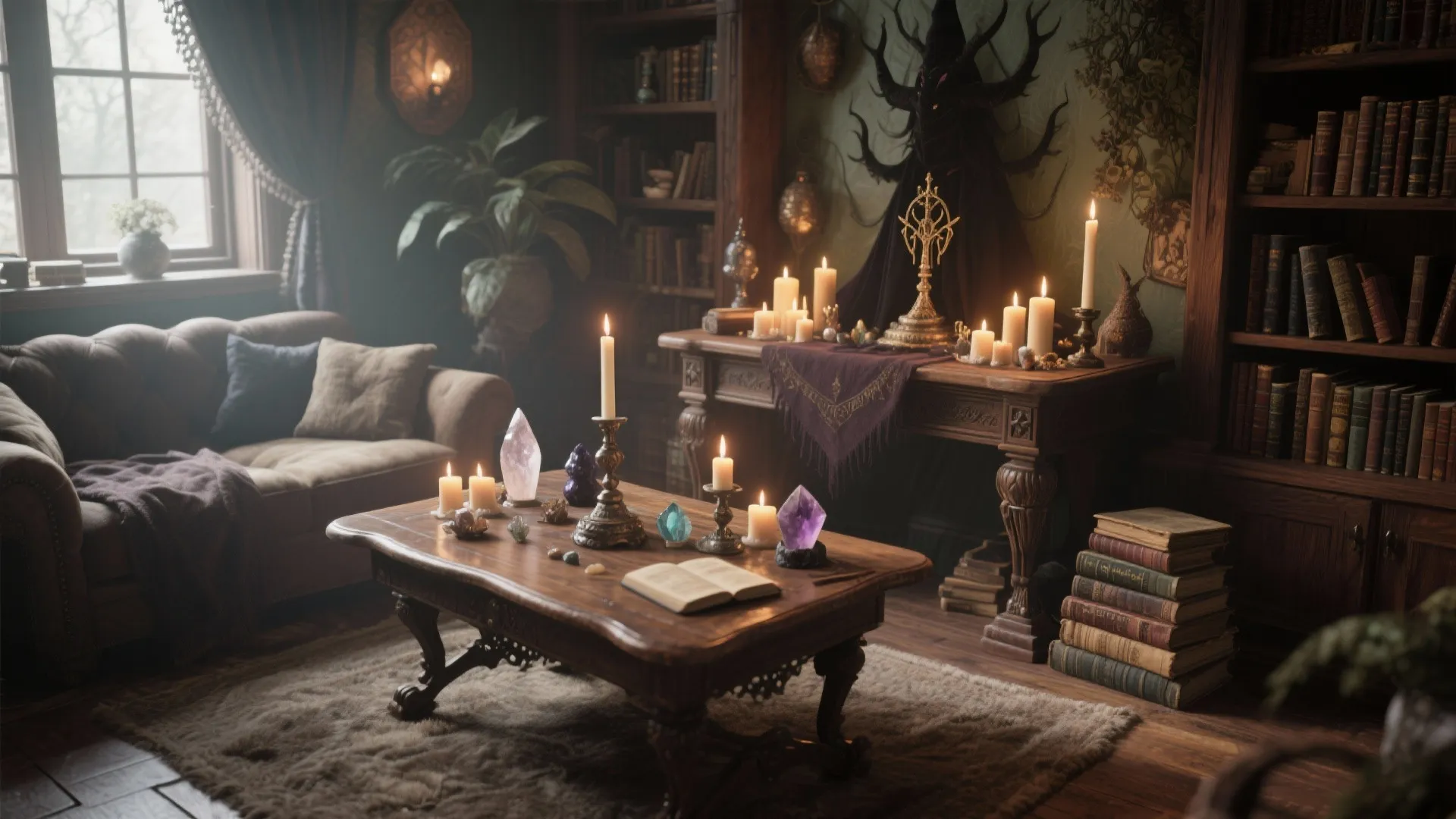 7. Antique or Repurposed Furniture