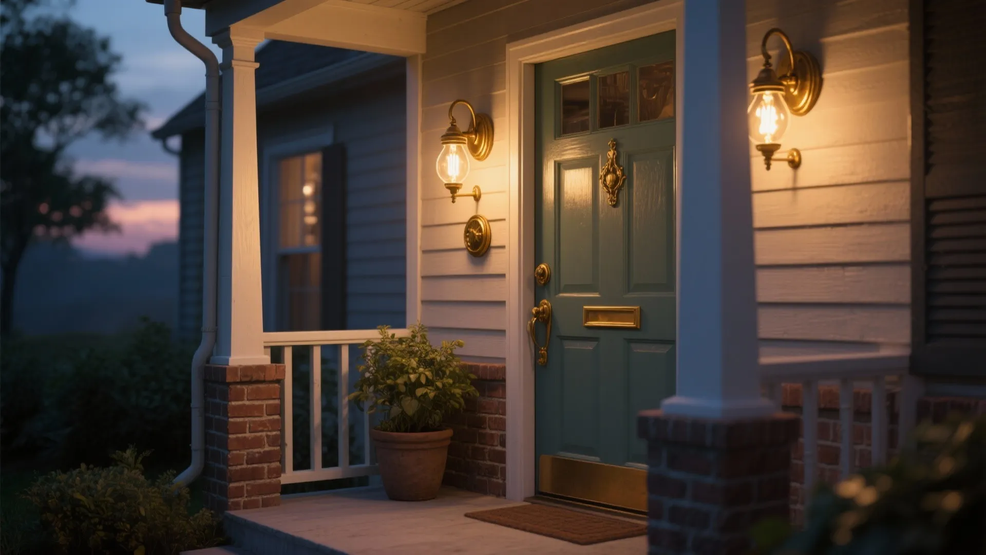 Antique Brass Outdoor Wall Light Ideas (5 Inspo): How to style antique brass outdoor wall lights to elevate small outdoor spaces