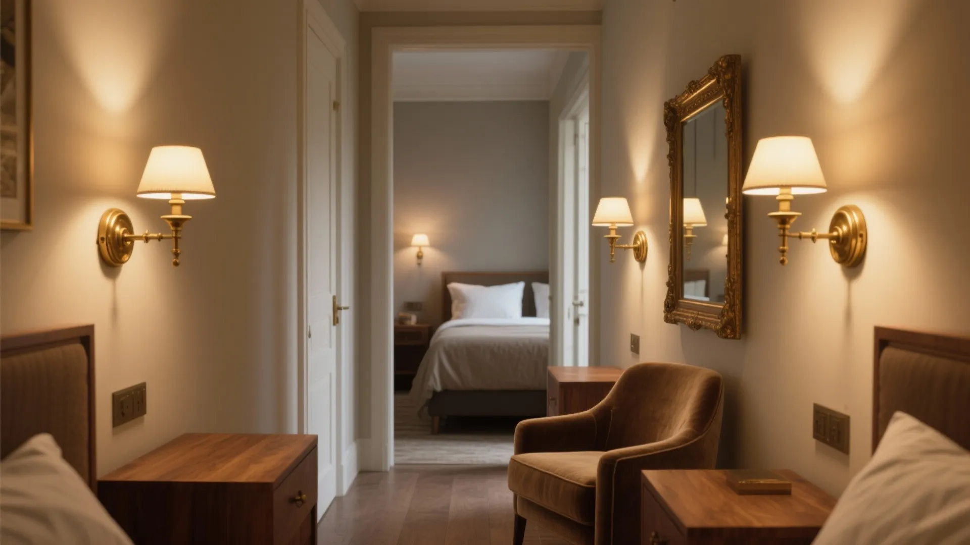 Double Wall Lights Inspiration: 5 Warm Ideas: Antique brass double wall lights — cozy, classic, and surprisingly versatile for small spaces