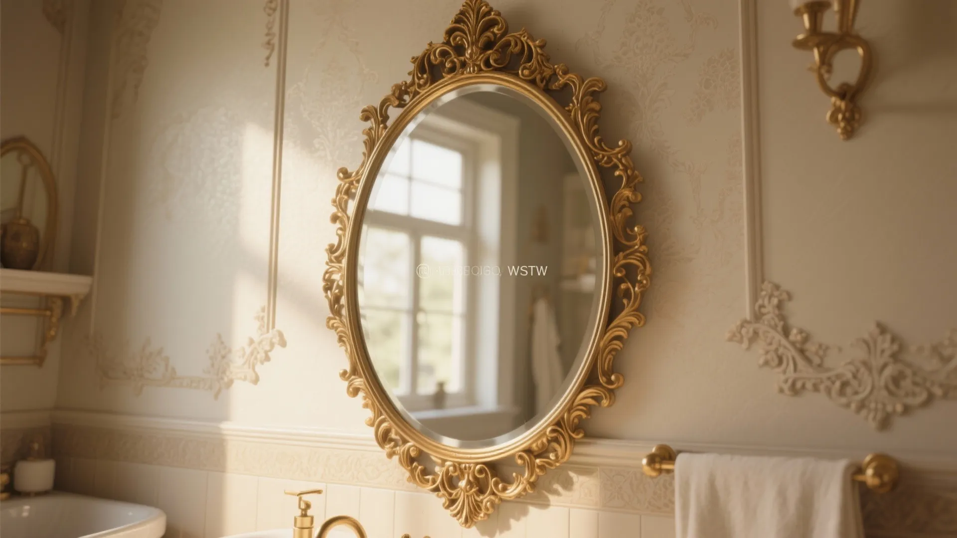 4. Antique-Frame Mirror