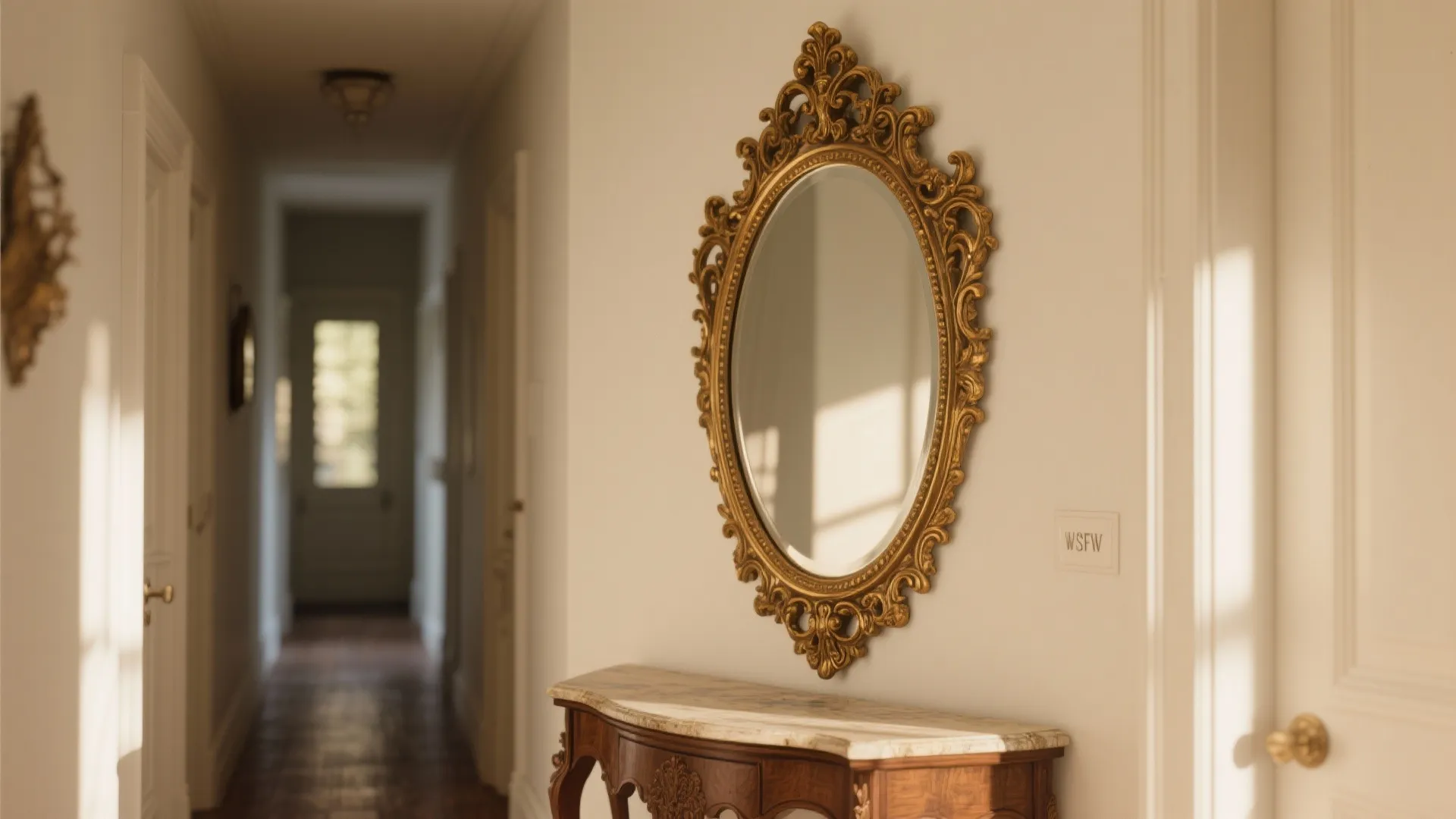 Antique Framed Mirror