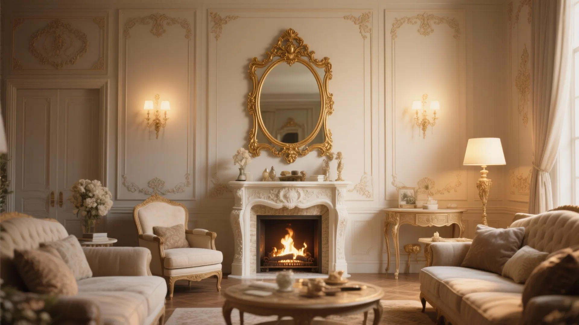 Antique Gold Frame as Art