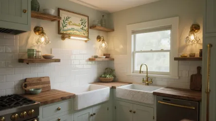 Antique wall lights: 5 smart ideas for small kitchens