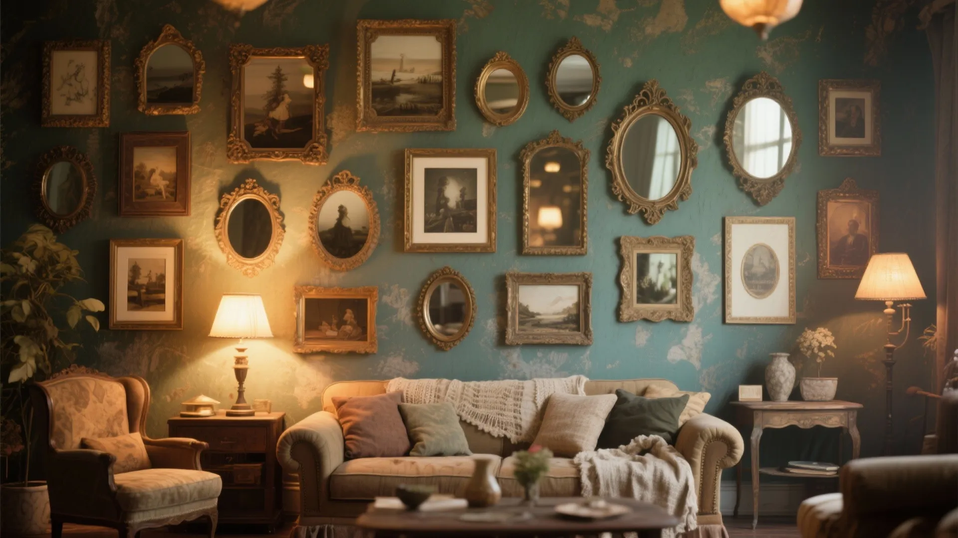 2. Antique Frame Mirror Gallery
