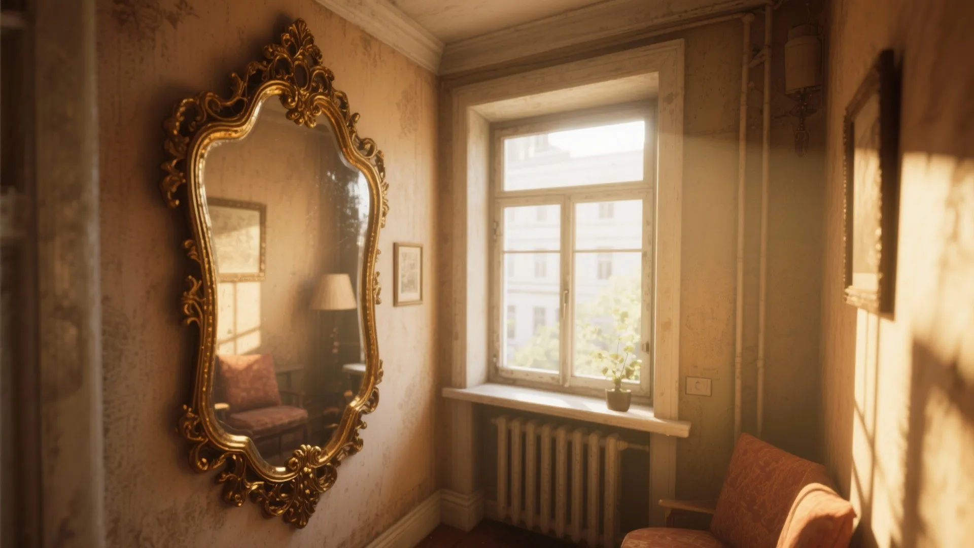 Antique Mirrors for Depth