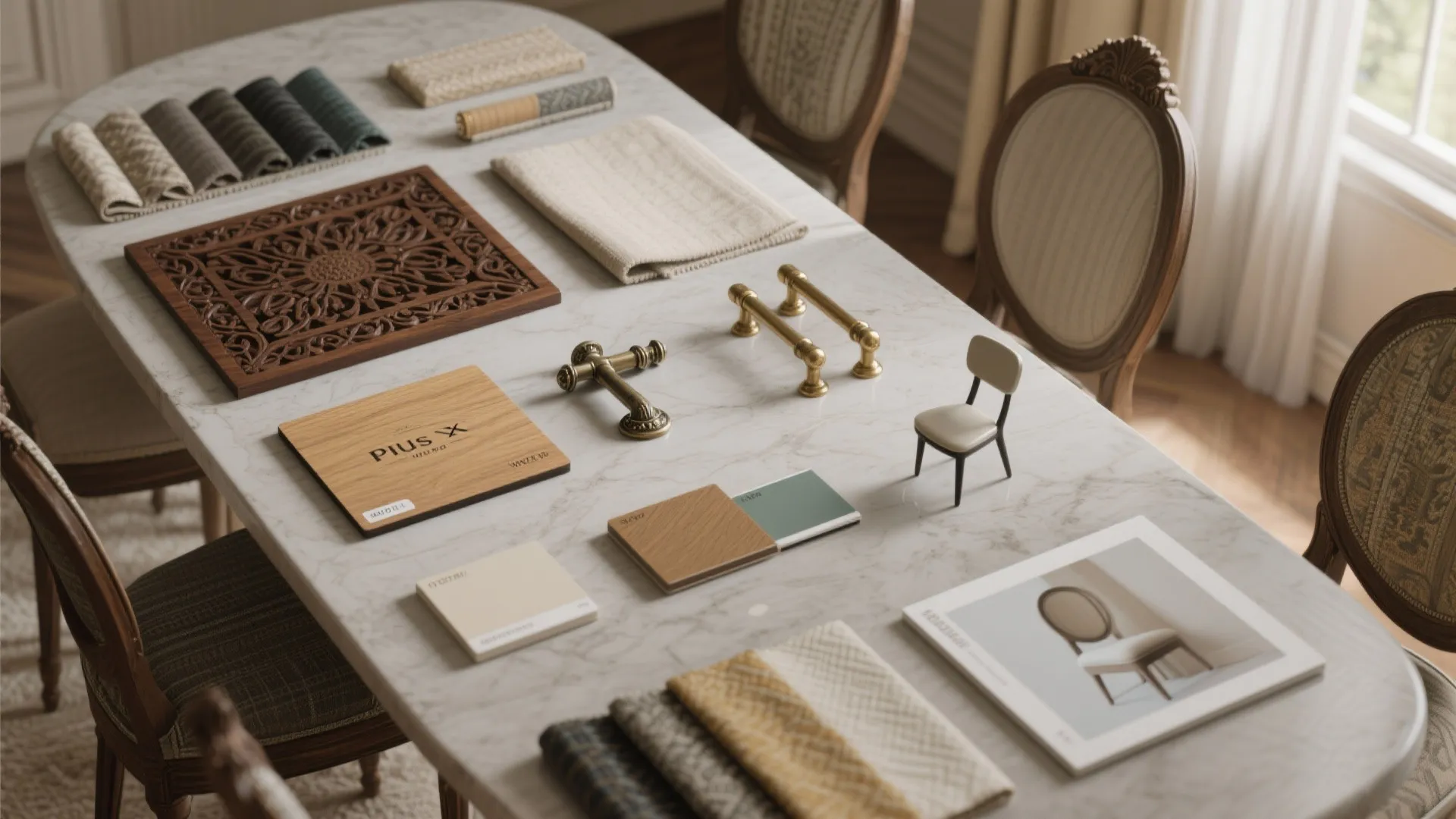 5. Mix antiques with clean moderns — preview in 3D