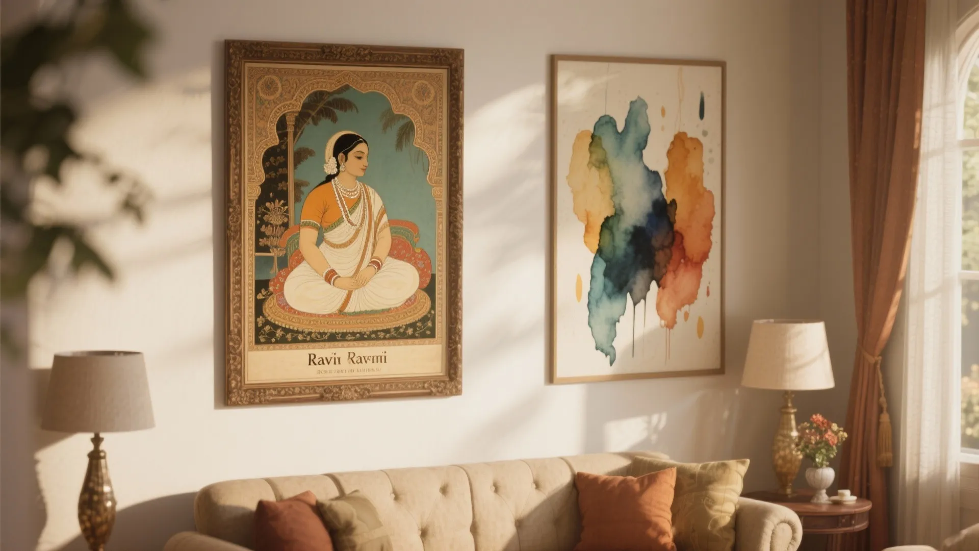 Mix of Antique and Contemporary Art